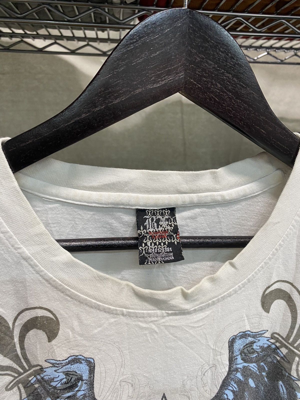 Affliction × Tapout × Vintage Y2K LIBERTY Grunge cross tee affliction tapout skate style Size US L / EU 52-54 / 3 - 4 Thumbnail