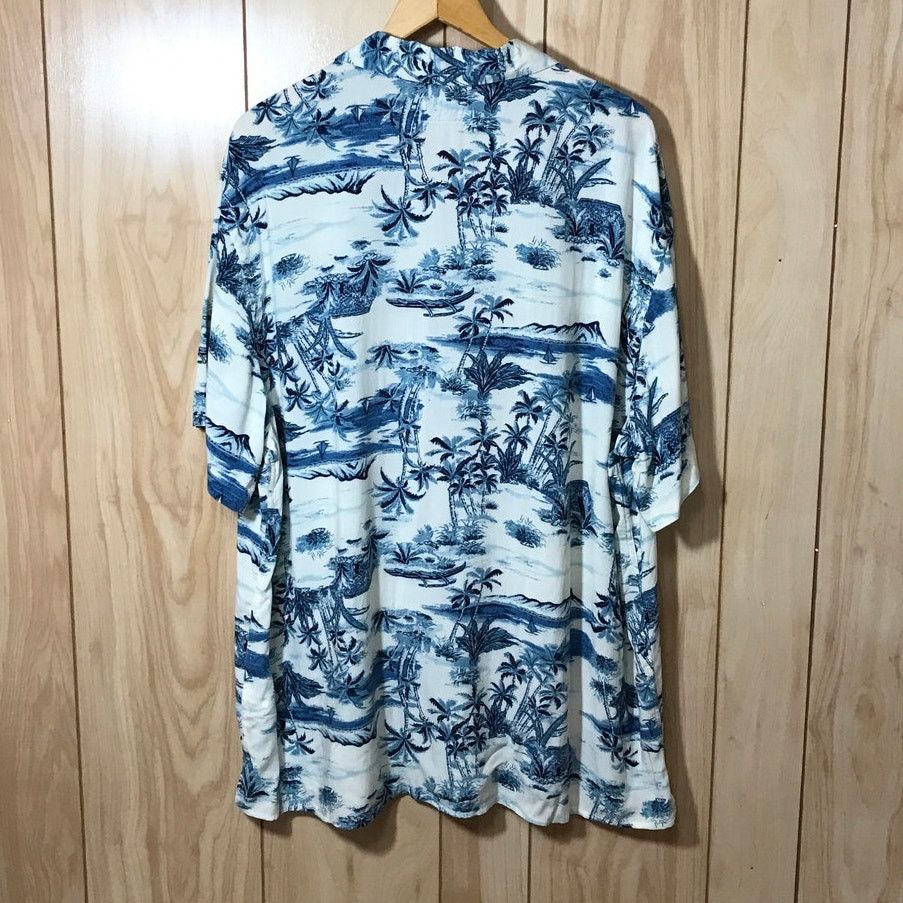 Old Navy Old Navy Tropical Collared V-Neck Short Sleeve Shirt XL Size US XL / EU 56 / 4 - 2 Thumbnail