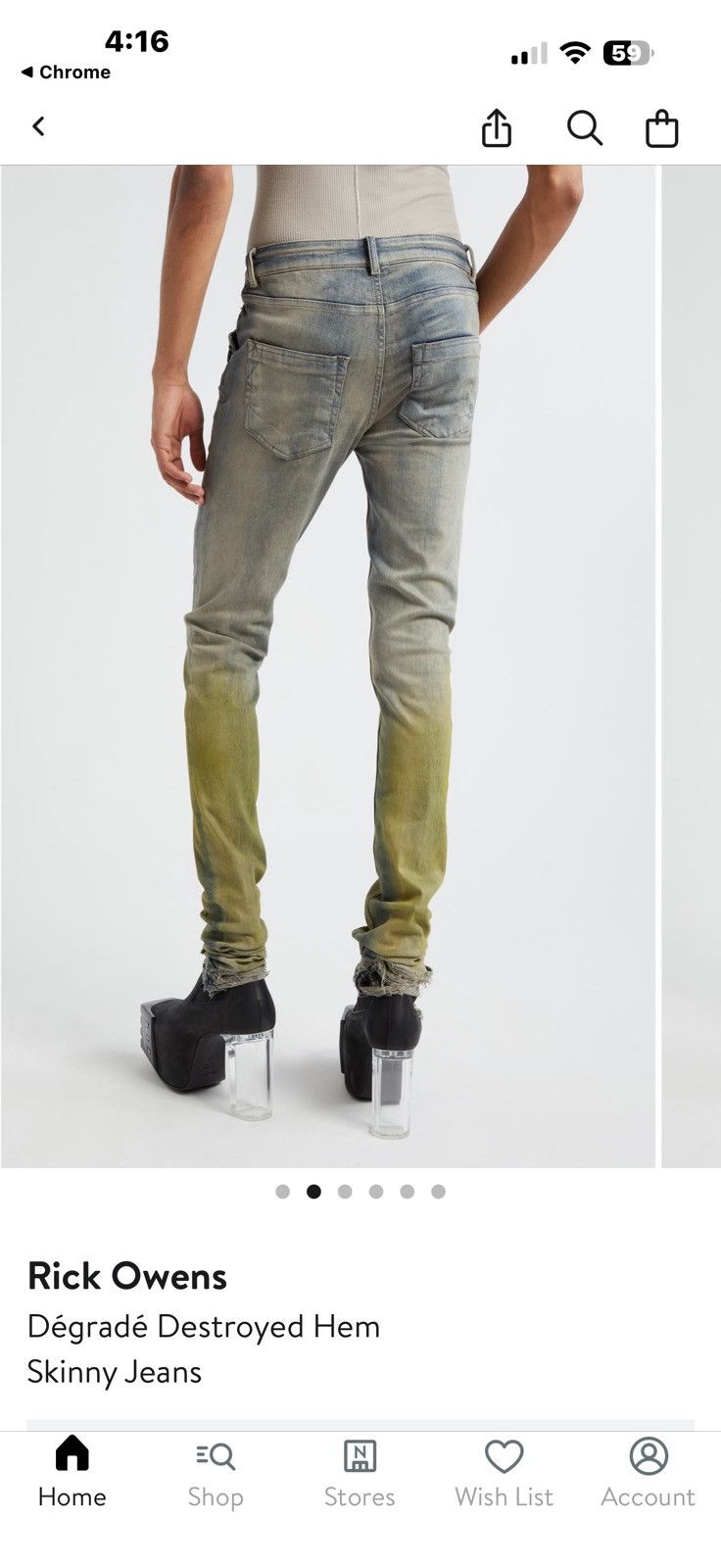 Rick Owens Rick owens slim jeans pants. 38. $1290 Size US 36 / EU 52 - 2 Thumbnail