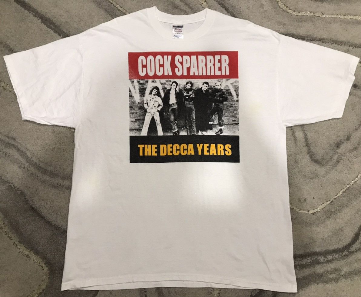 Band Tees × Jerzees COCK SPARRER Size US XL / EU 56 / 4 - 4 Thumbnail