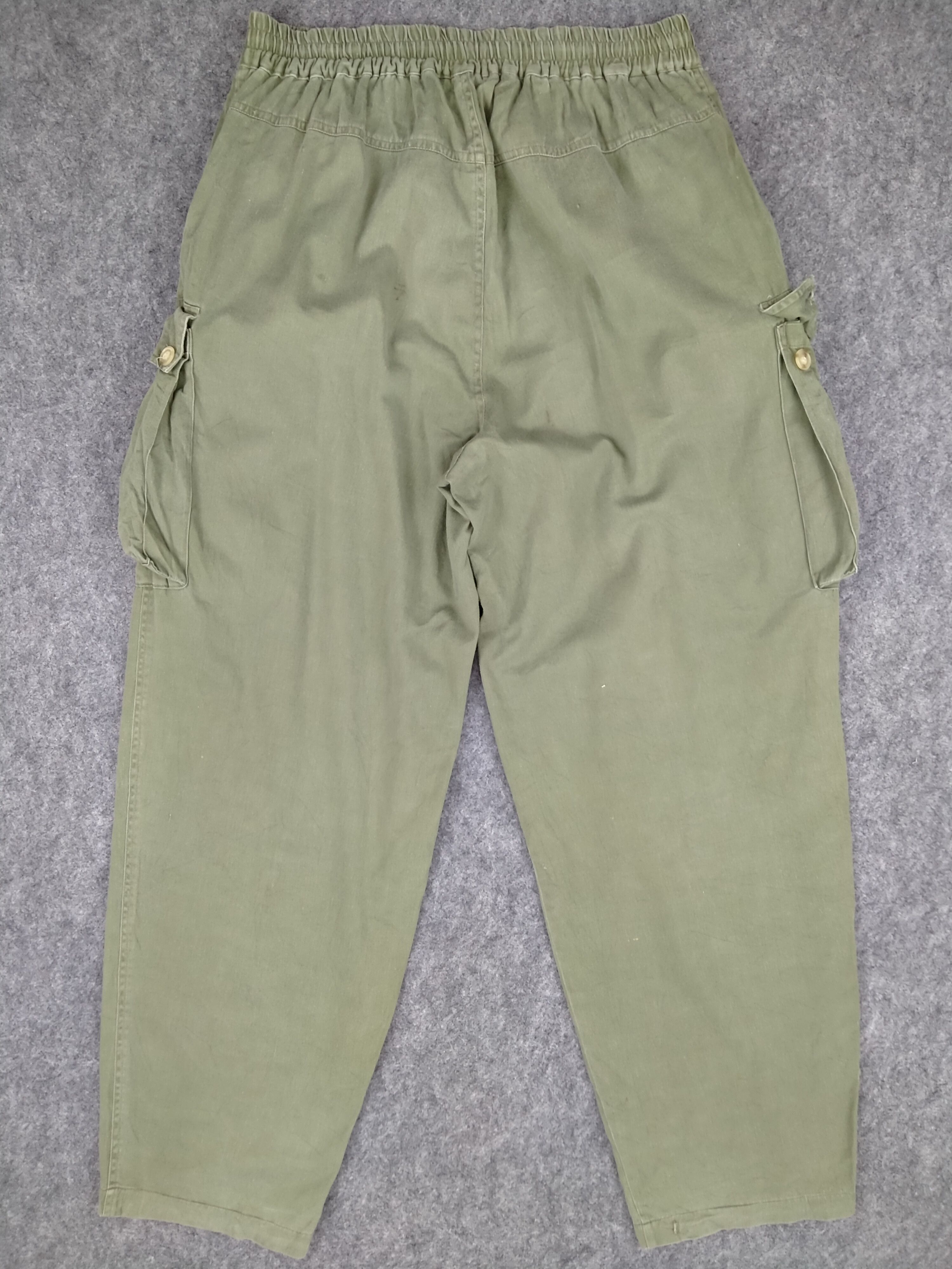Japanese Brand Elastic/Drawstring Waist Japanese Brand Cargo 30x30.5 -CP084 Size US 30 / EU 46 - 2 Thumbnail