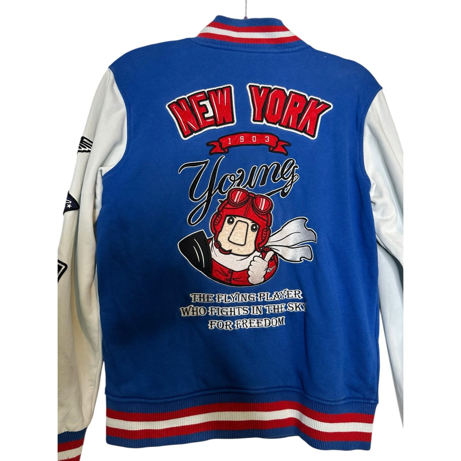 MLB MLB New York Yankees blue white varsity jacket size Small Size US S / EU 44-46 / 1 - 13 Thumbnail