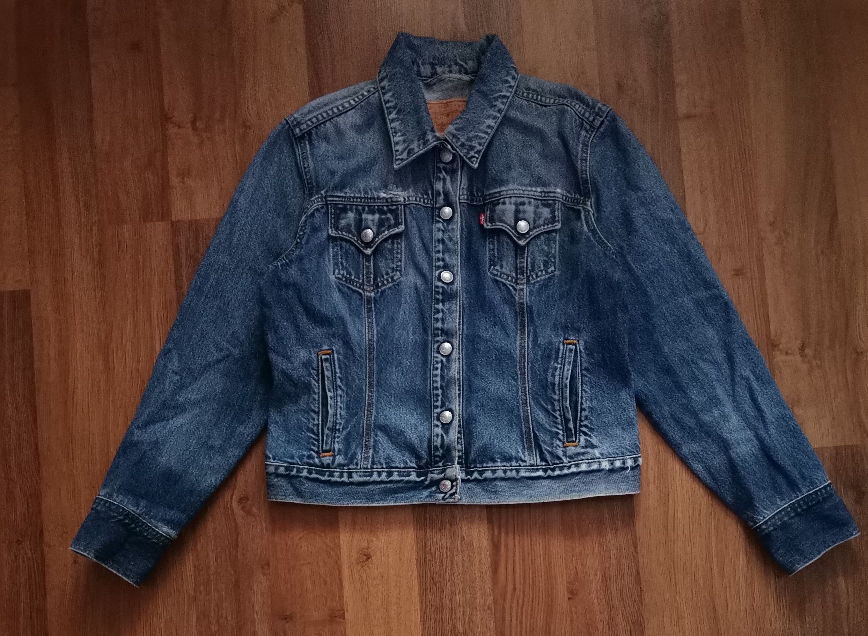Levi's × Vintage Vintage Levi's Denim Distressed Jacket Size L / US 10 / IT 46 - 1 Thumbnail