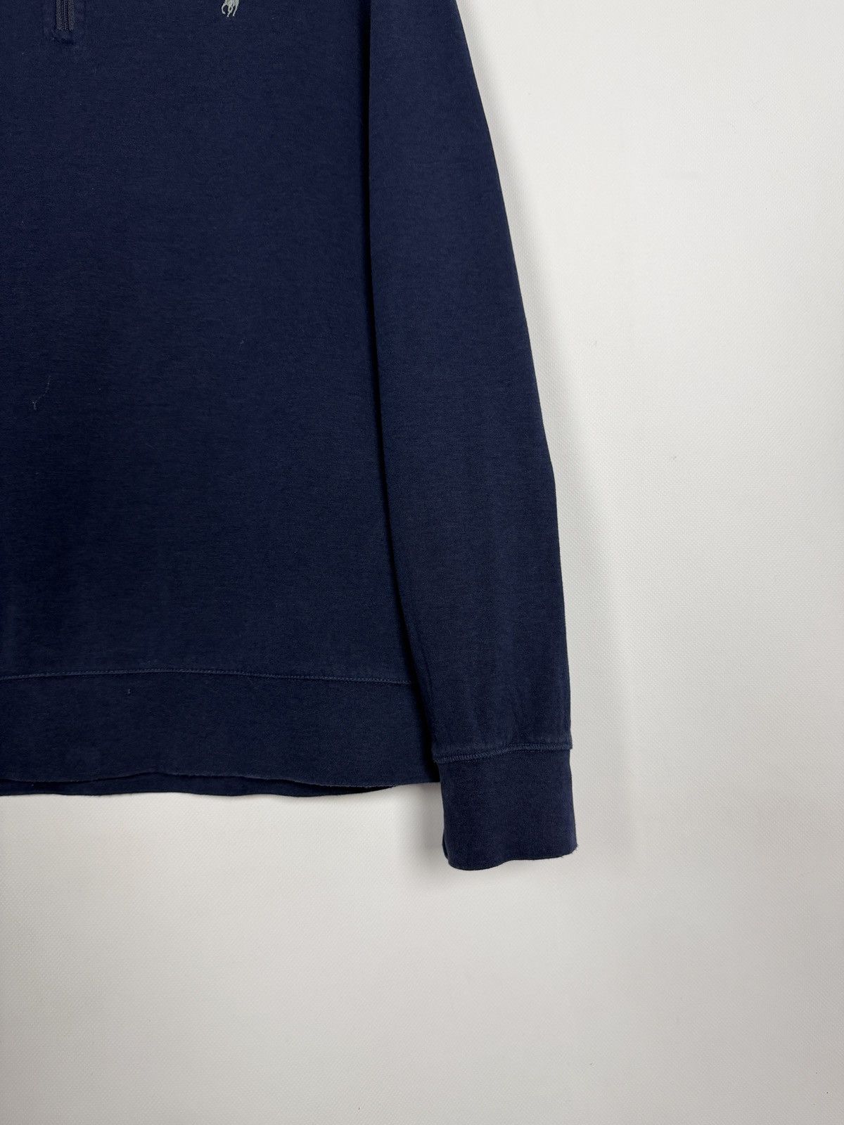 Polo Ralph Lauren Polo Ralph Lauren 1/4 Zip Sweatshirt Navy Blue Pullover Sz M Size US M / EU 48-50 / 2 - 5 Thumbnail