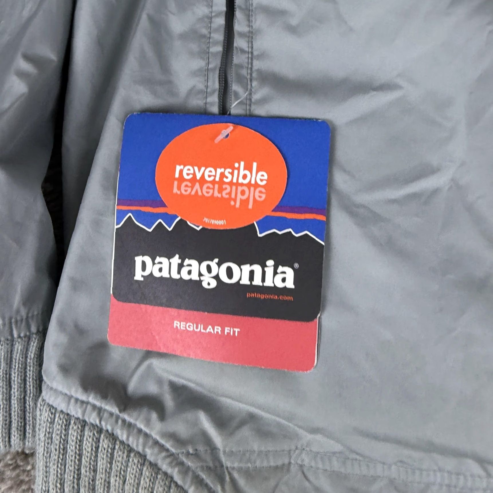 Patagonia Patagonia Ultralight Duality Jacket Mens Large Gray Reversible Full Zip Size US L / EU 52-54 / 3 - 4 Thumbnail