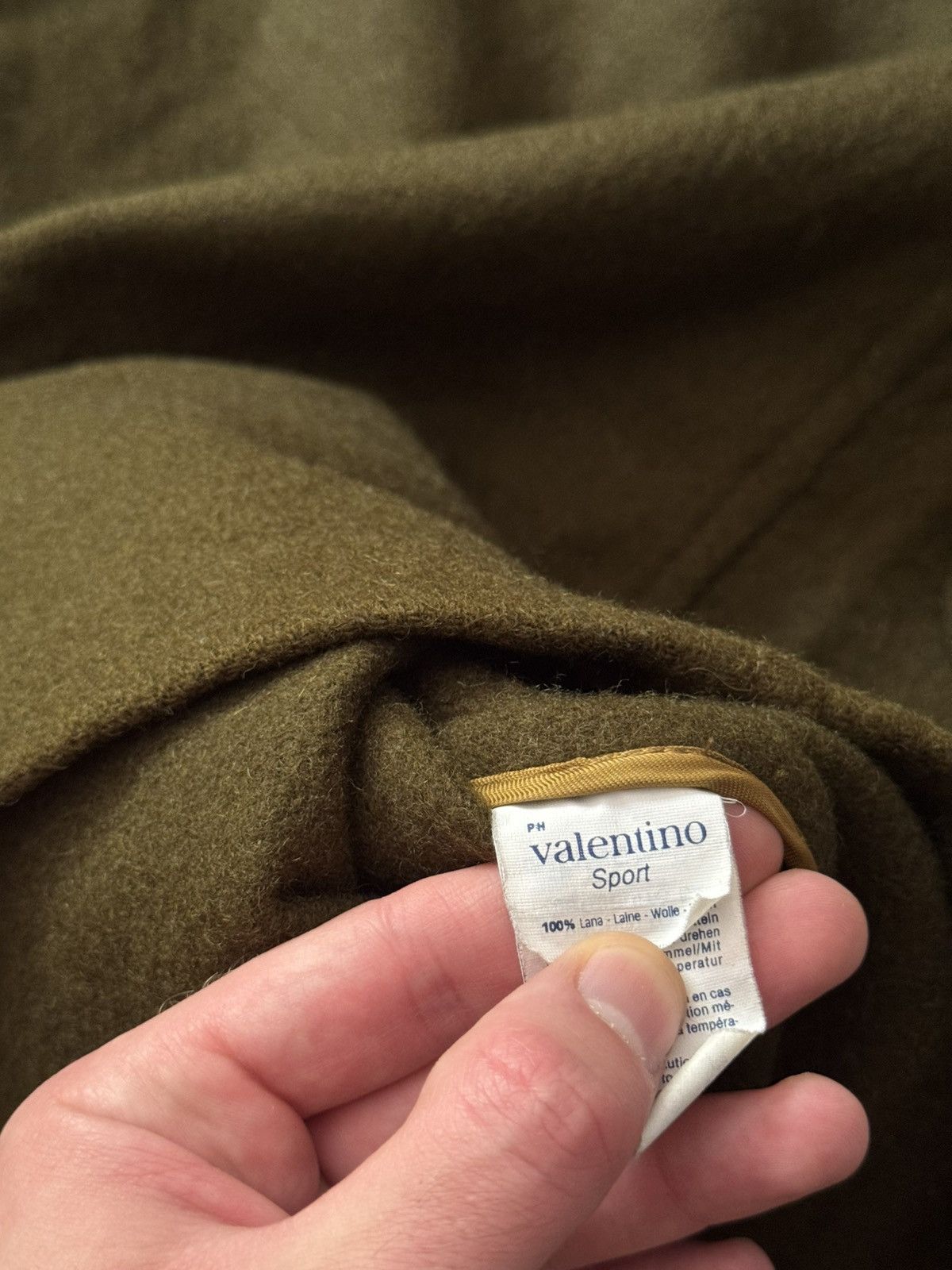 Valentino Vintage 80-90’s Valentino Sport Lana Wool Coat Size US M / EU 48-50 / 2 - 6 Thumbnail