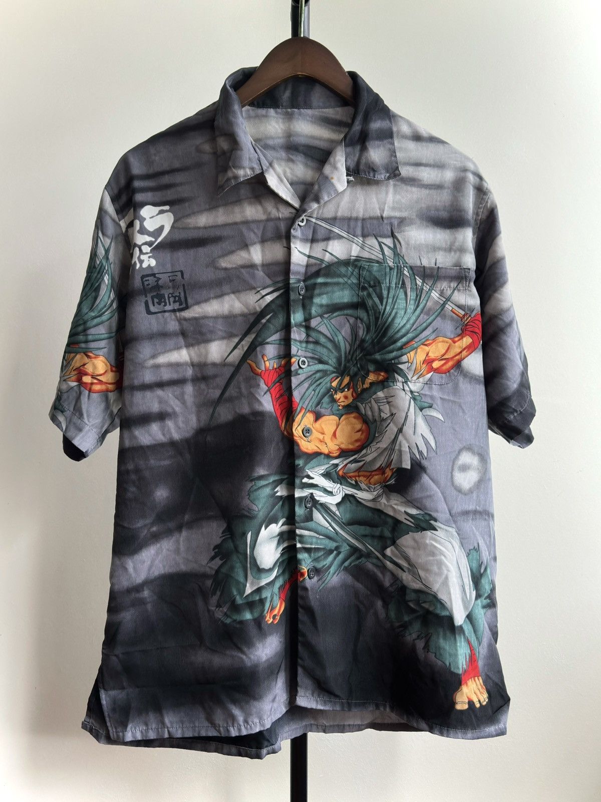 Japanese Brand Vintage Hawaiian Crazy Japanese Anime All Over Print Shirt Size US L / EU 52-54 / 3 - 1 Thumbnail
