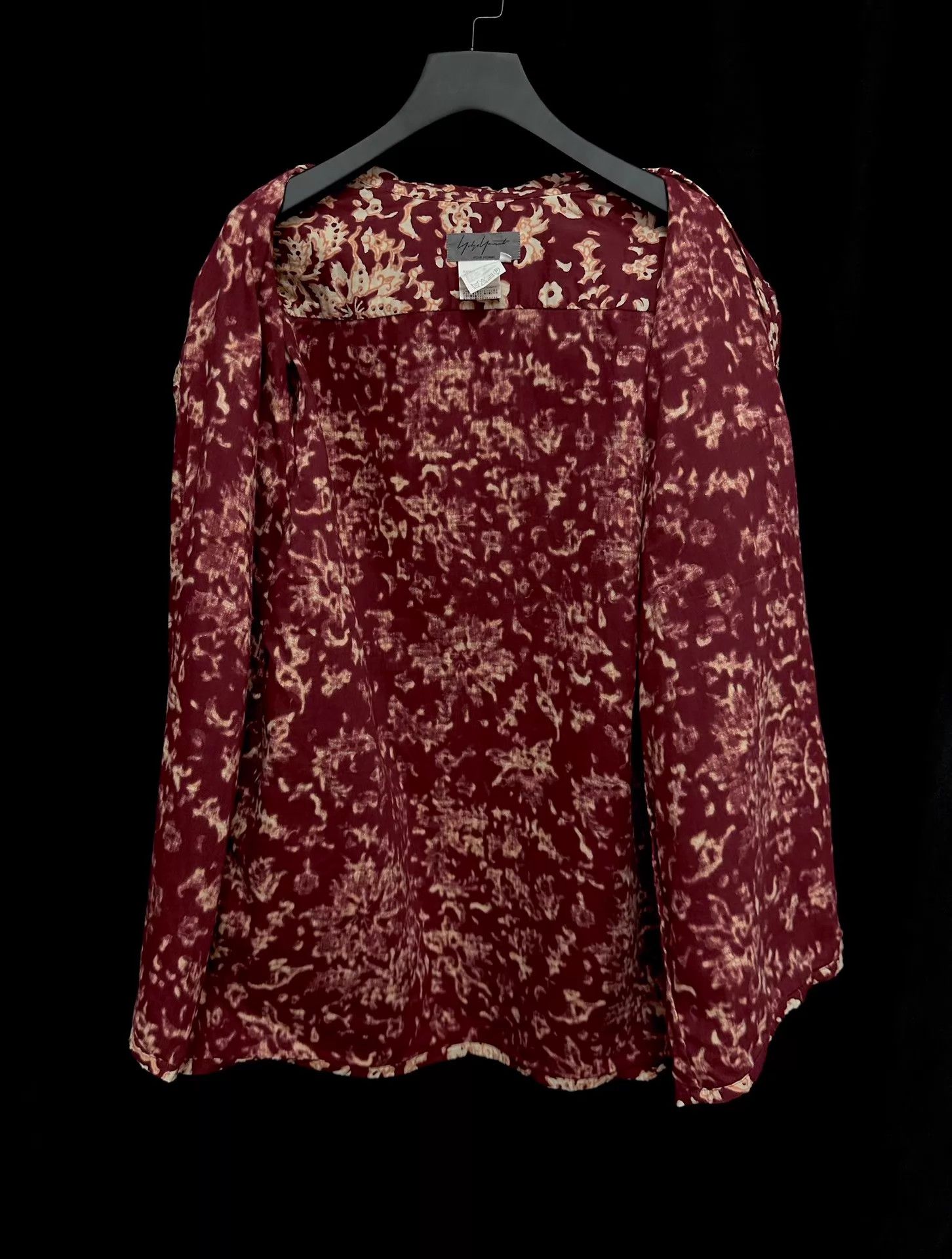 Yohji Yamamoto Yohji Yamamoto 06SS Hand-Discharge Flower Shirt Size US L / EU 52-54 / 3 - 3 Thumbnail