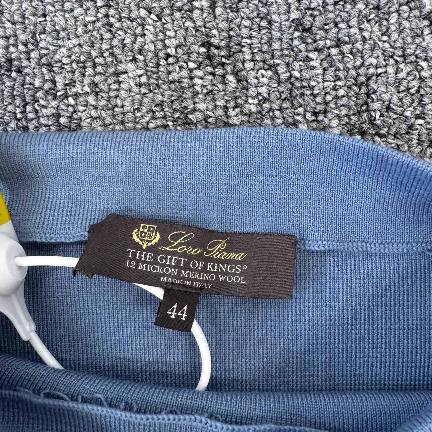 Loro Piana Loro Piana King's Gift Merino Wool Mist Blue 44 99New Size M / US 6-8 / IT 42-44 - 4 Thumbnail