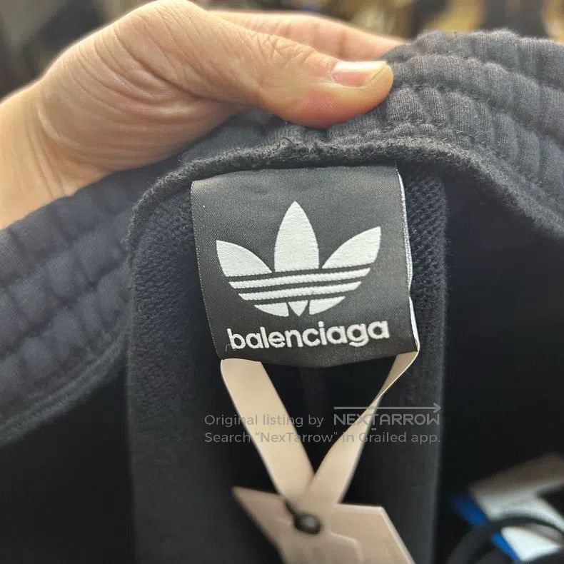Balenciaga Balenciaga size S Adidas Collab Striped Wide Leg Sweatpant Size US 27 - 3 Thumbnail