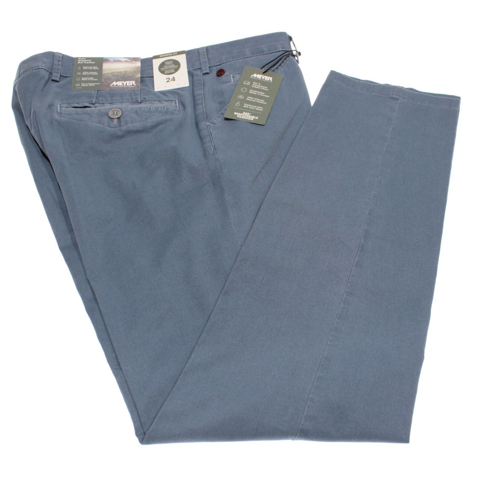 Other Meyer New with tags Chino Size 34 US In Blue Size US 34 / EU 50 - 2 Thumbnail