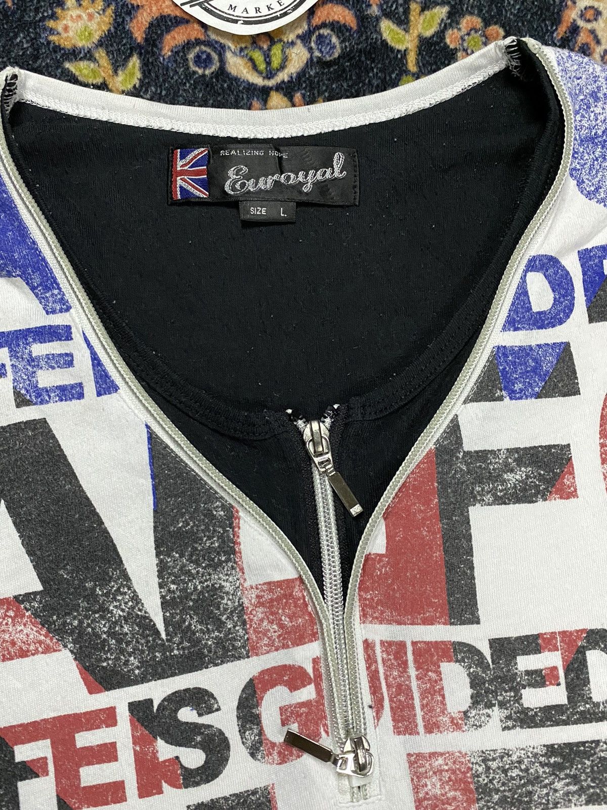 If Six Was Nine × Japanese Brand × Le Grande Bleu (L.G.B.) Euroyal Life Is Guided By Music double colar zip longsleeve Size US L / EU 52-54 / 3 - 3 Thumbnail