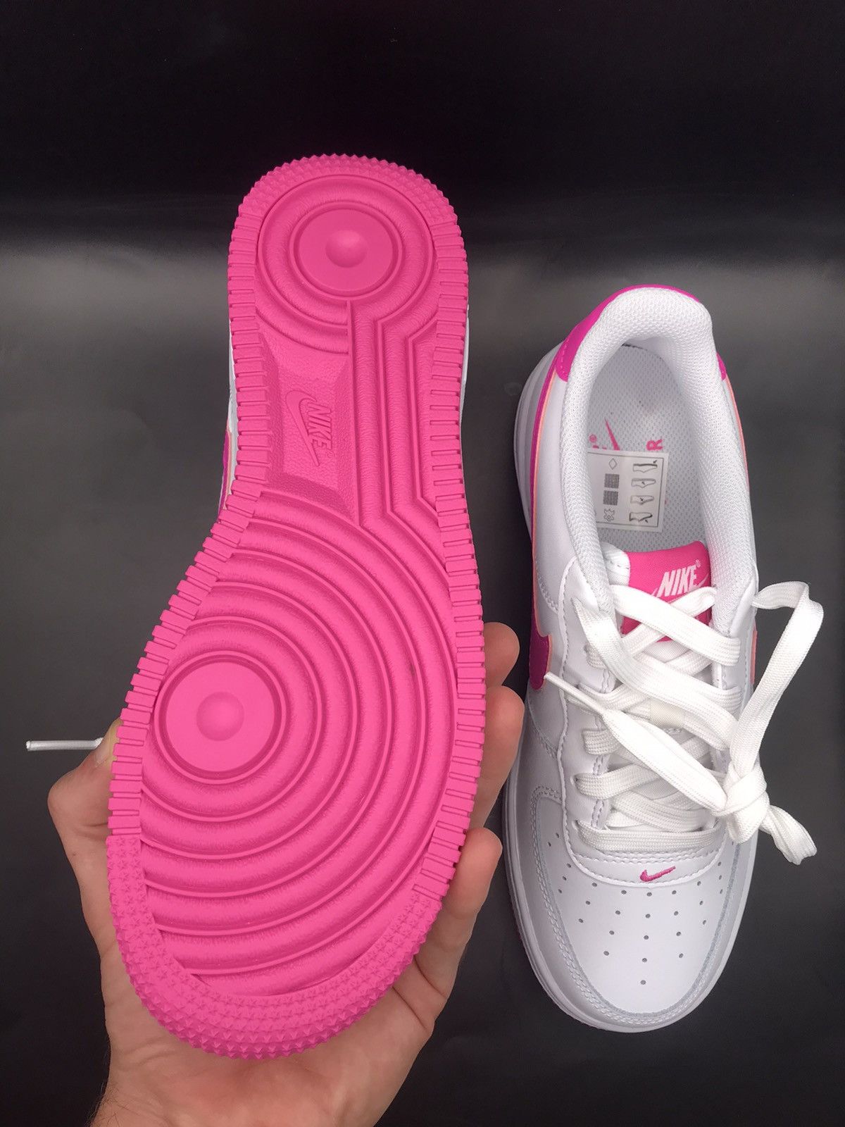 Nike Nike Air Force 1 “Pink&White” Size US 8 / IT 38 - 4 Thumbnail