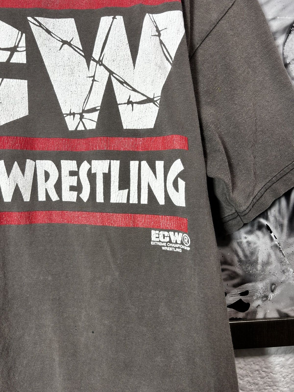 WWF ECW VINTAGE SHIRT OUR BIG BOYS KICK ASS VINTAGE SHIRT Size US XL / EU 56 / 4 - 3 Thumbnail