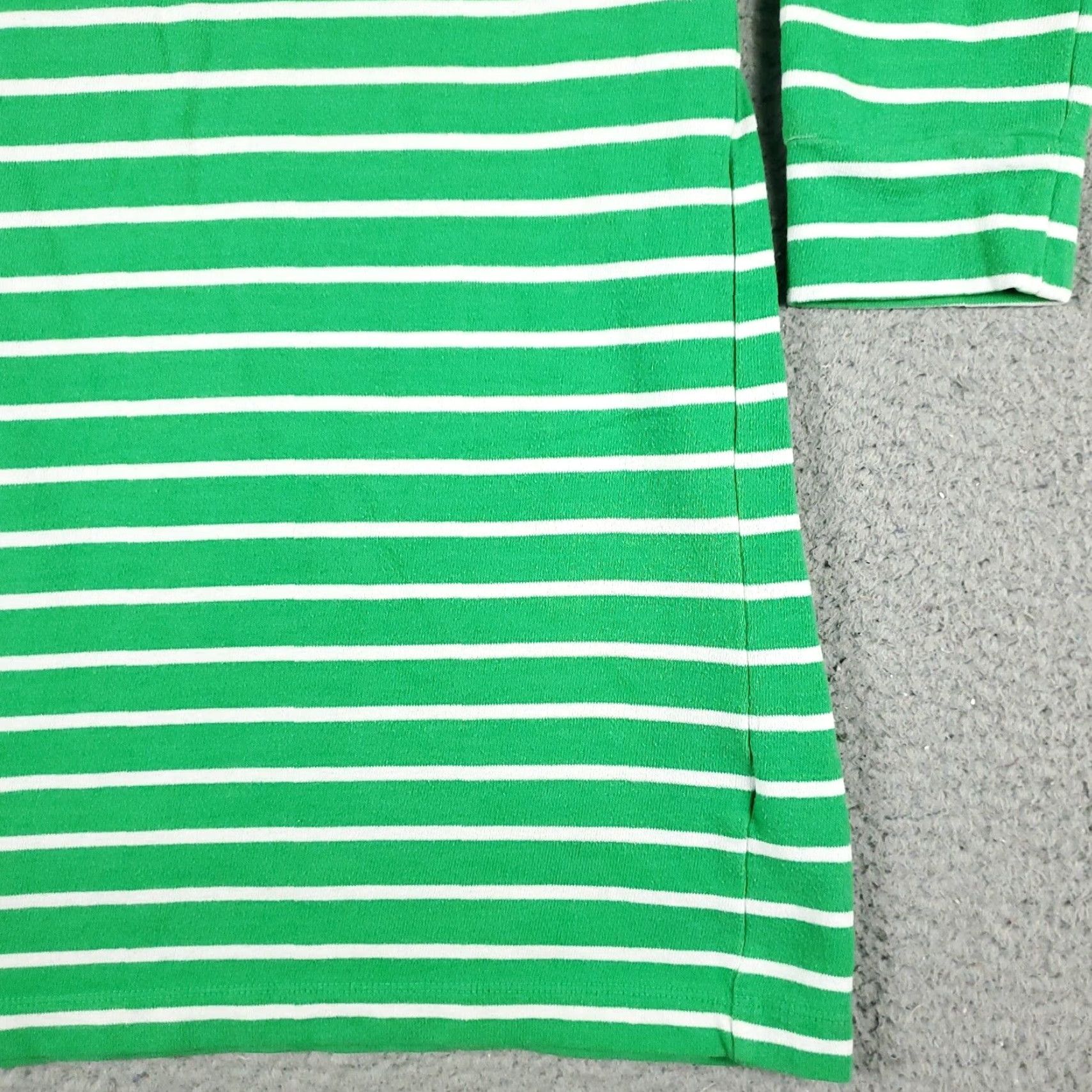 Tommy Hilfiger Tommy Hilfiger Shirt Dress Womens Small Green Striped Long Sleeve Pullover Size S / US 4 / IT 40 - 5 Thumbnail