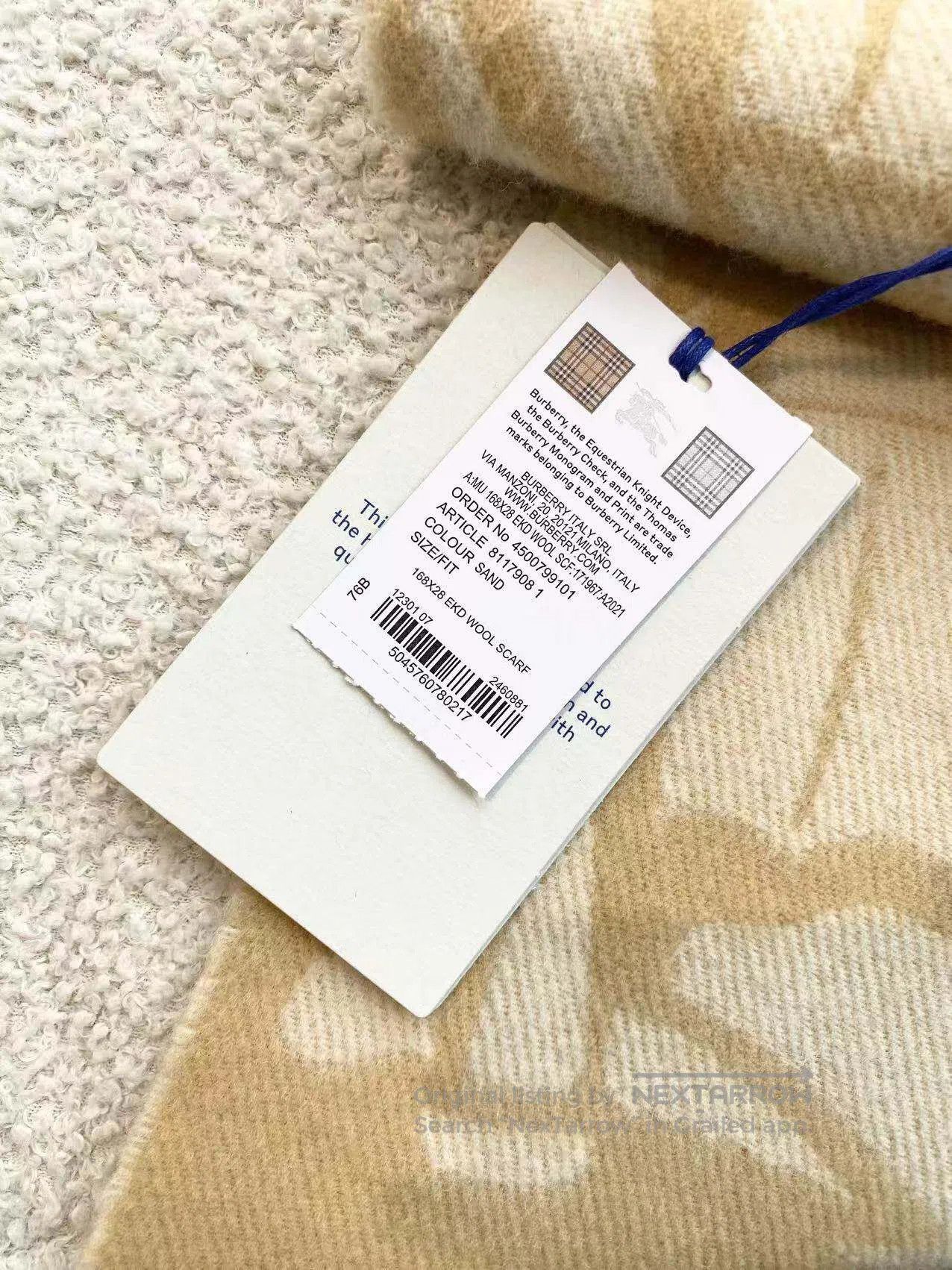 Burberry Burberry War horse logo wool scarf| Size ONE SIZE - 8 Thumbnail