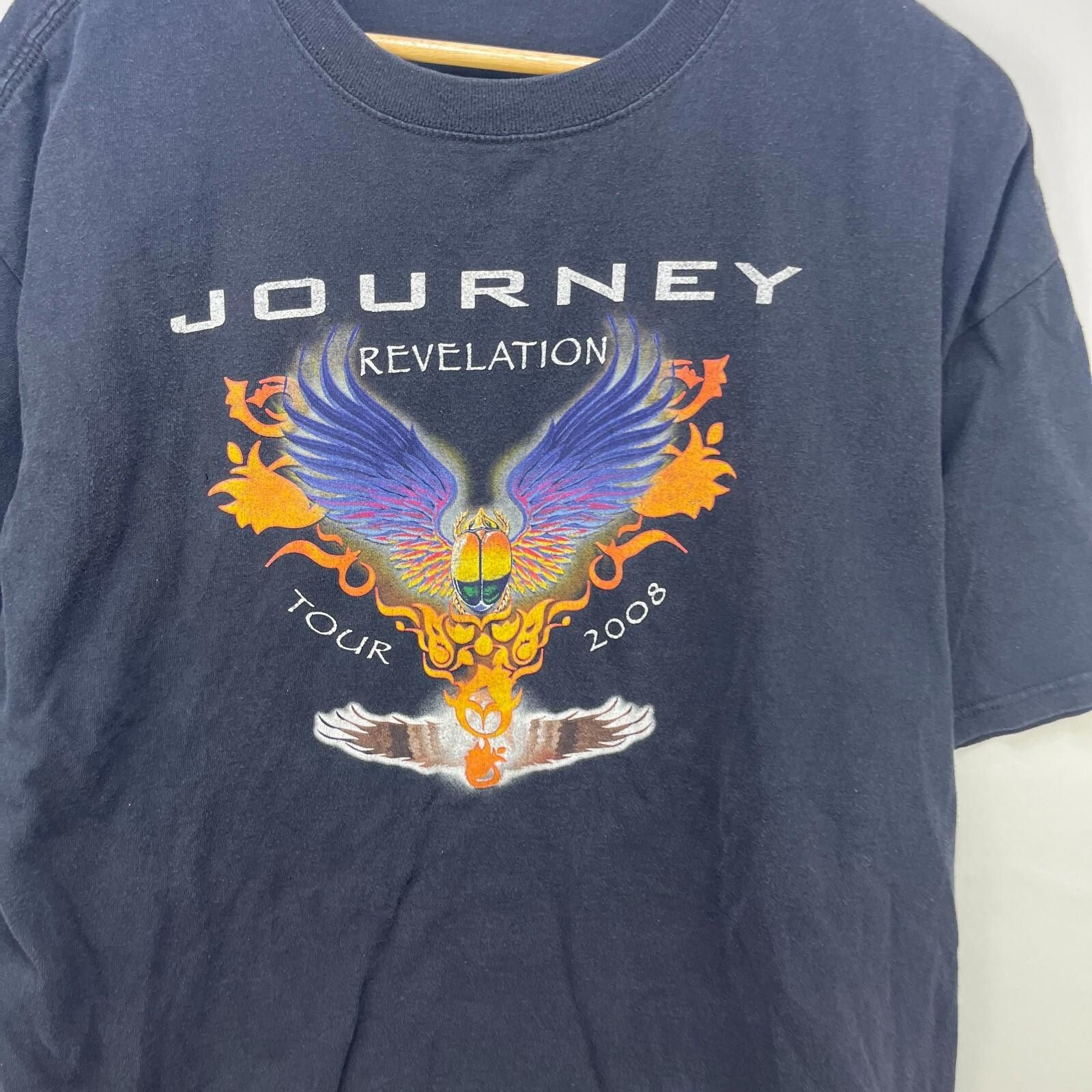 Vintage Vintage Y2K Journey Revelation Tour 2008 Band T Shirt XL Size US XXL / EU 58 / 5 - 2 Thumbnail