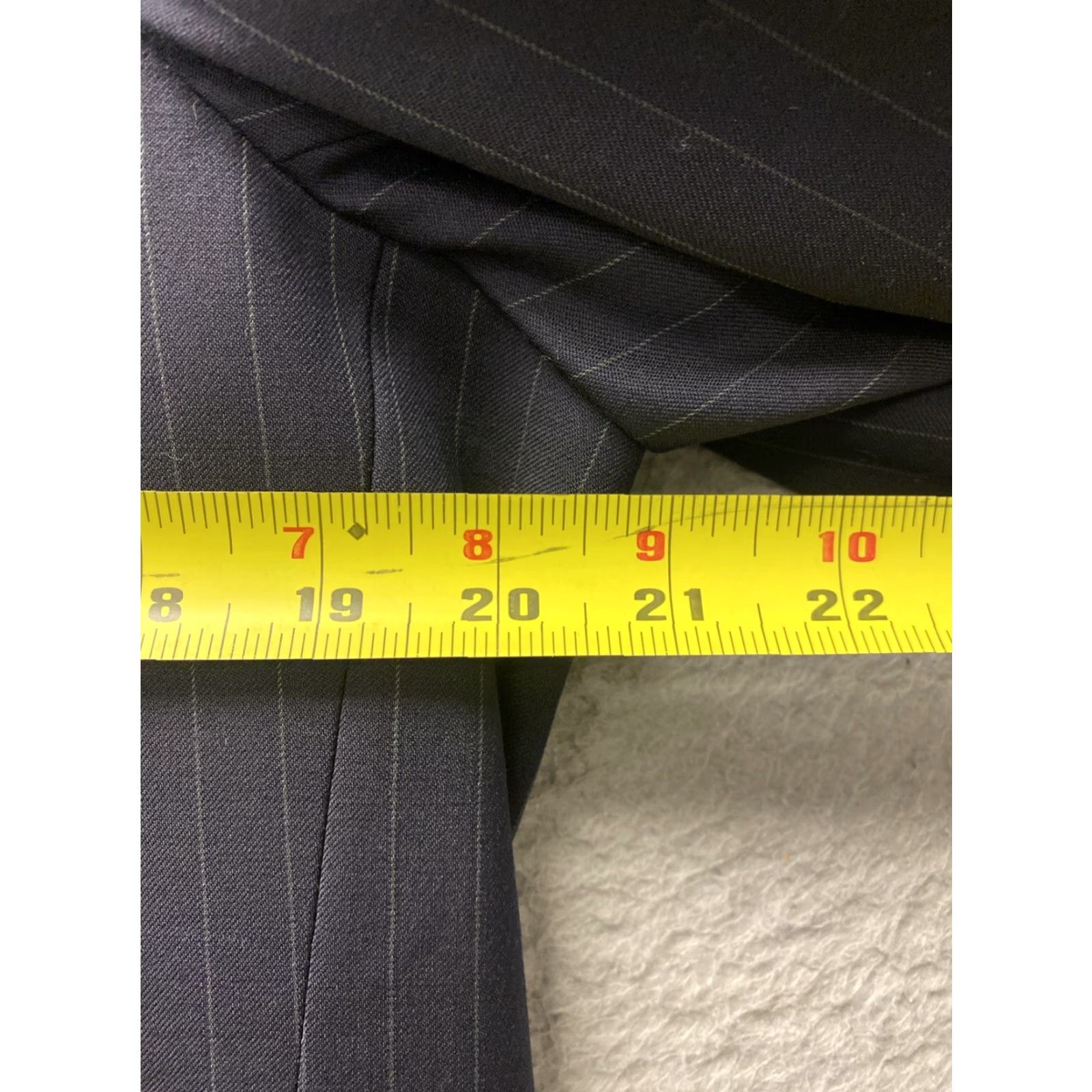 Brooks Brothers VINTAGE Brooks Brothers Navy Blue Wool Suit 41 Regular 2 Piece Men's Size 42R - 6 Thumbnail