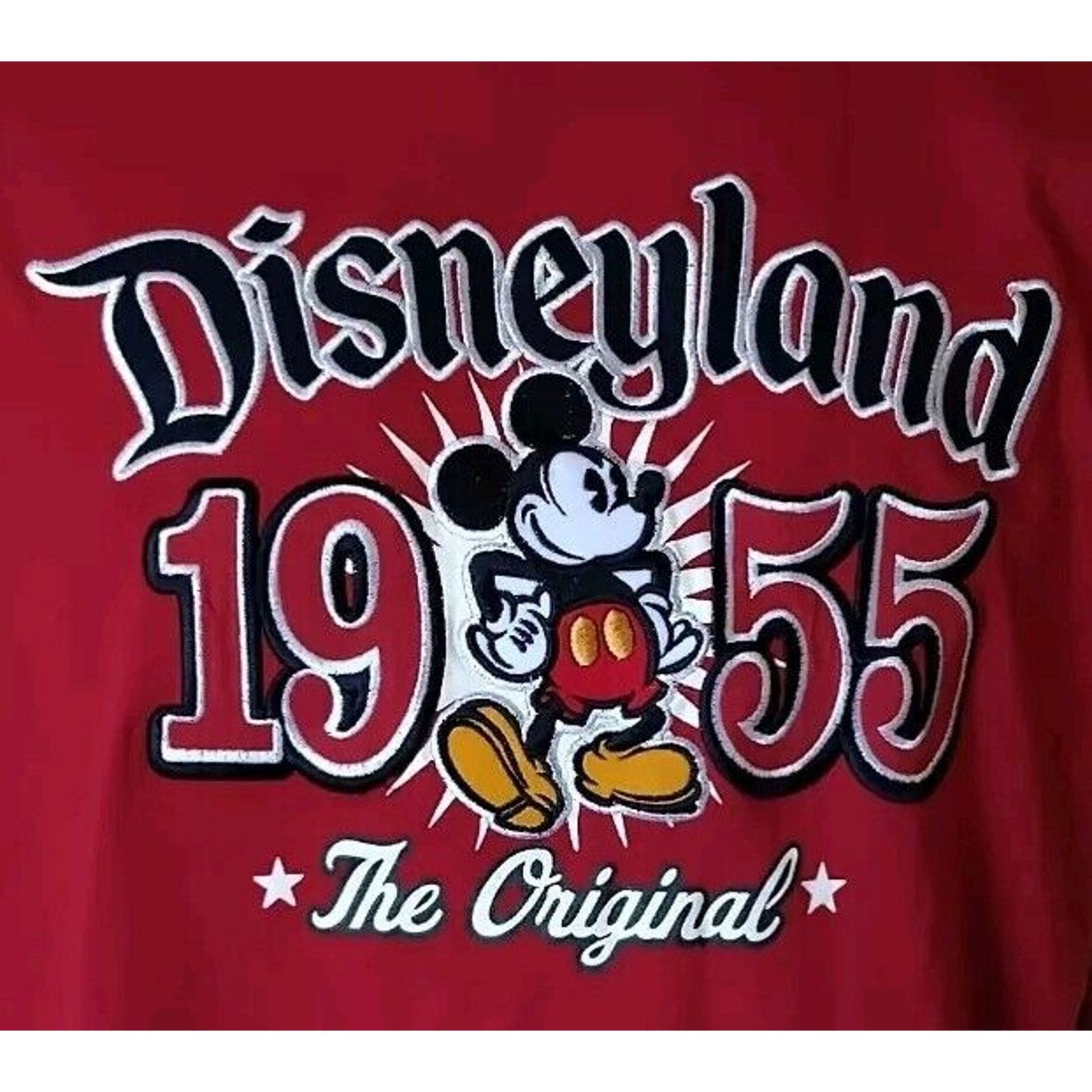 Disney DISNEYLAND 1955 & Mickey Mouse "The Original" EMBROIDERED Lg Size US XL / EU 56 / 4 - 2 Thumbnail