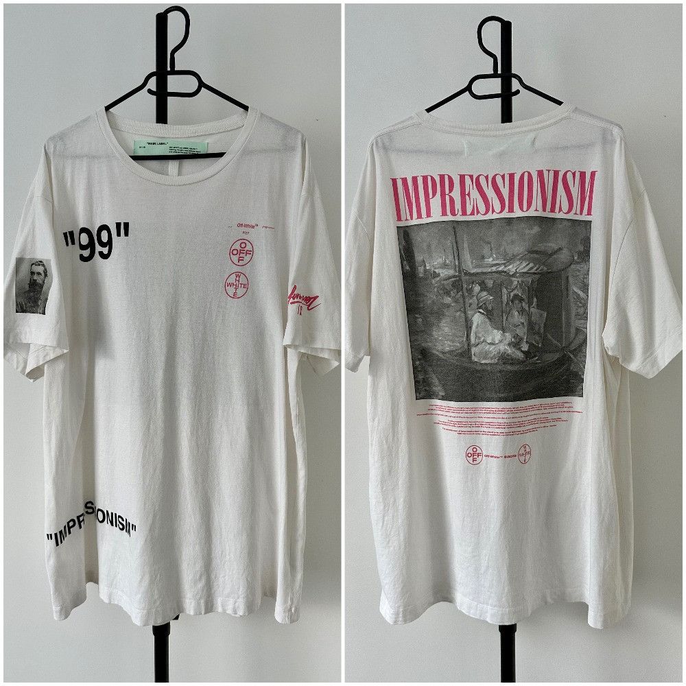 Off-White Virgil Abloh Boat short sleeve t shirt white