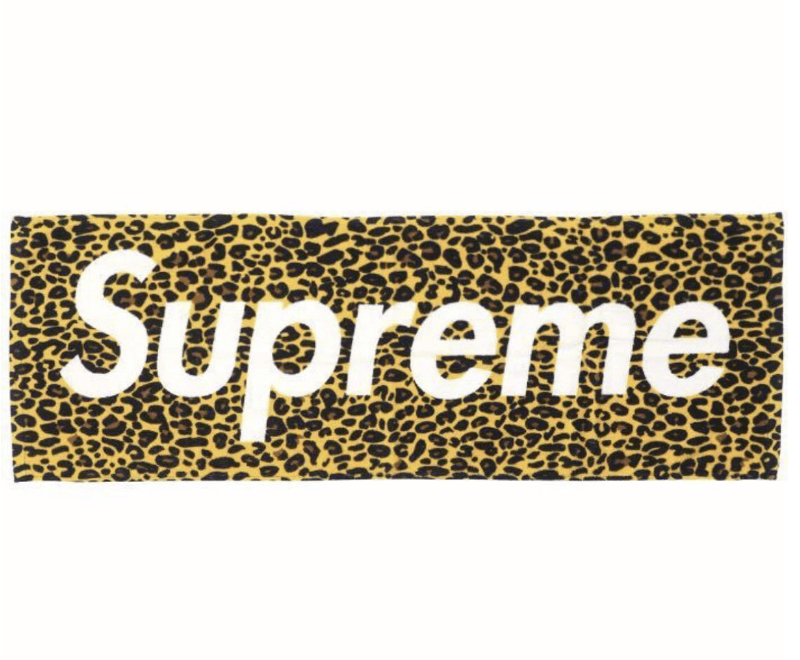 Supreme - 【激レア】SUPREME レオパード ビーチタオル　豹柄 ASAP ROCKY 激レア】SUPREME レオパード ビーチタオル 豹柄 ASAP ROCKY