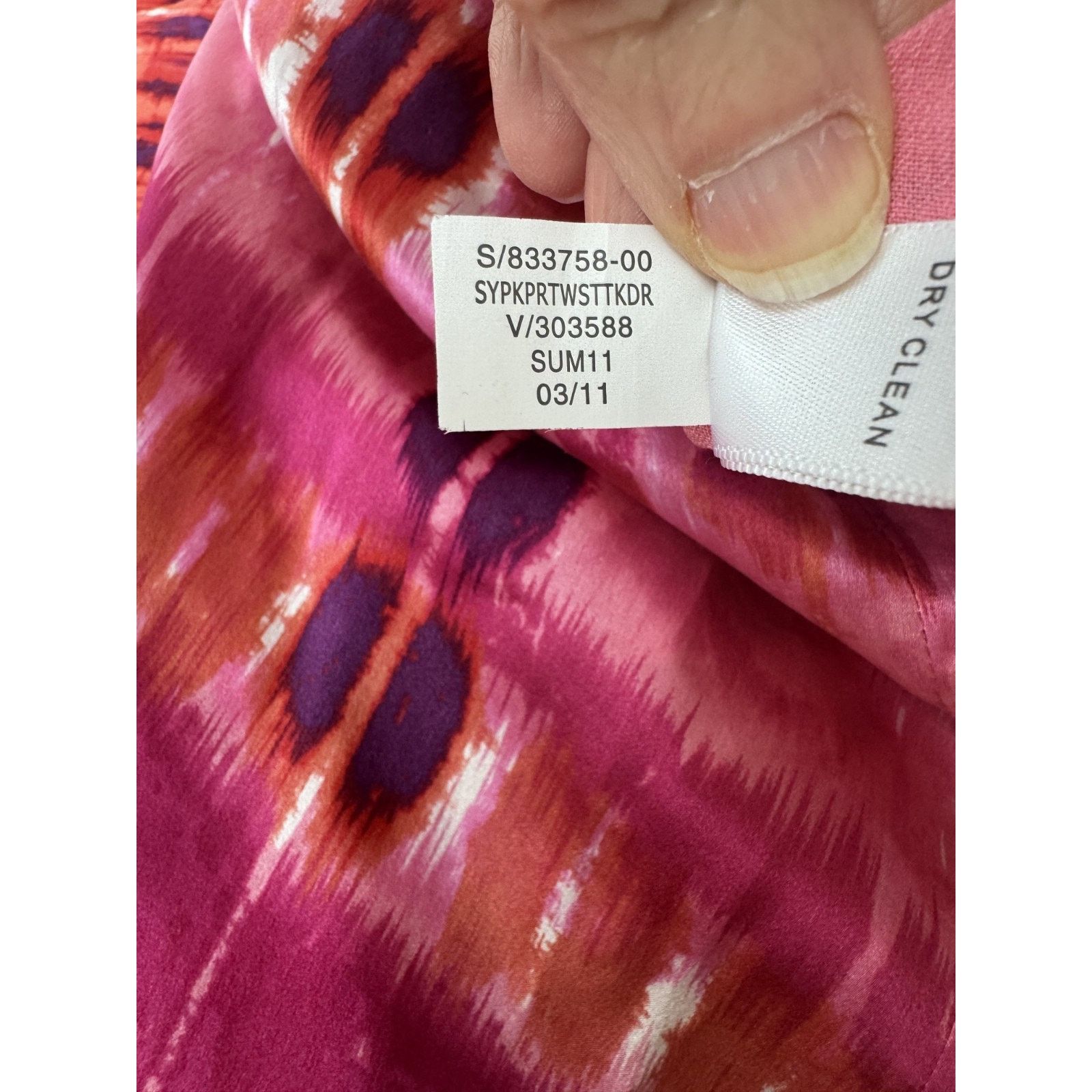 Banana Republic Twee Banana Republic Silk Twisted Shoulder Dress Pink 0 Size XS / US 0-2 / IT 36-38 - 5 Thumbnail