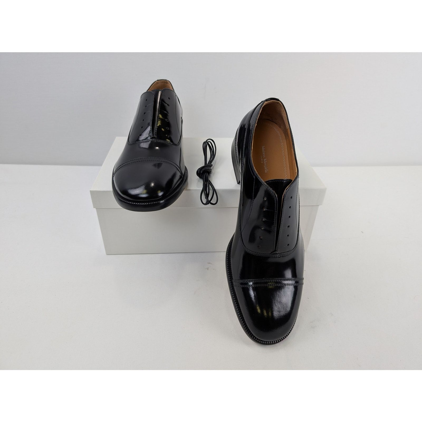 Maison Margiela o1rshd1 MMMKE Leather Shoe Boots in Black Size US 11 / EU 44 - 14 Thumbnail