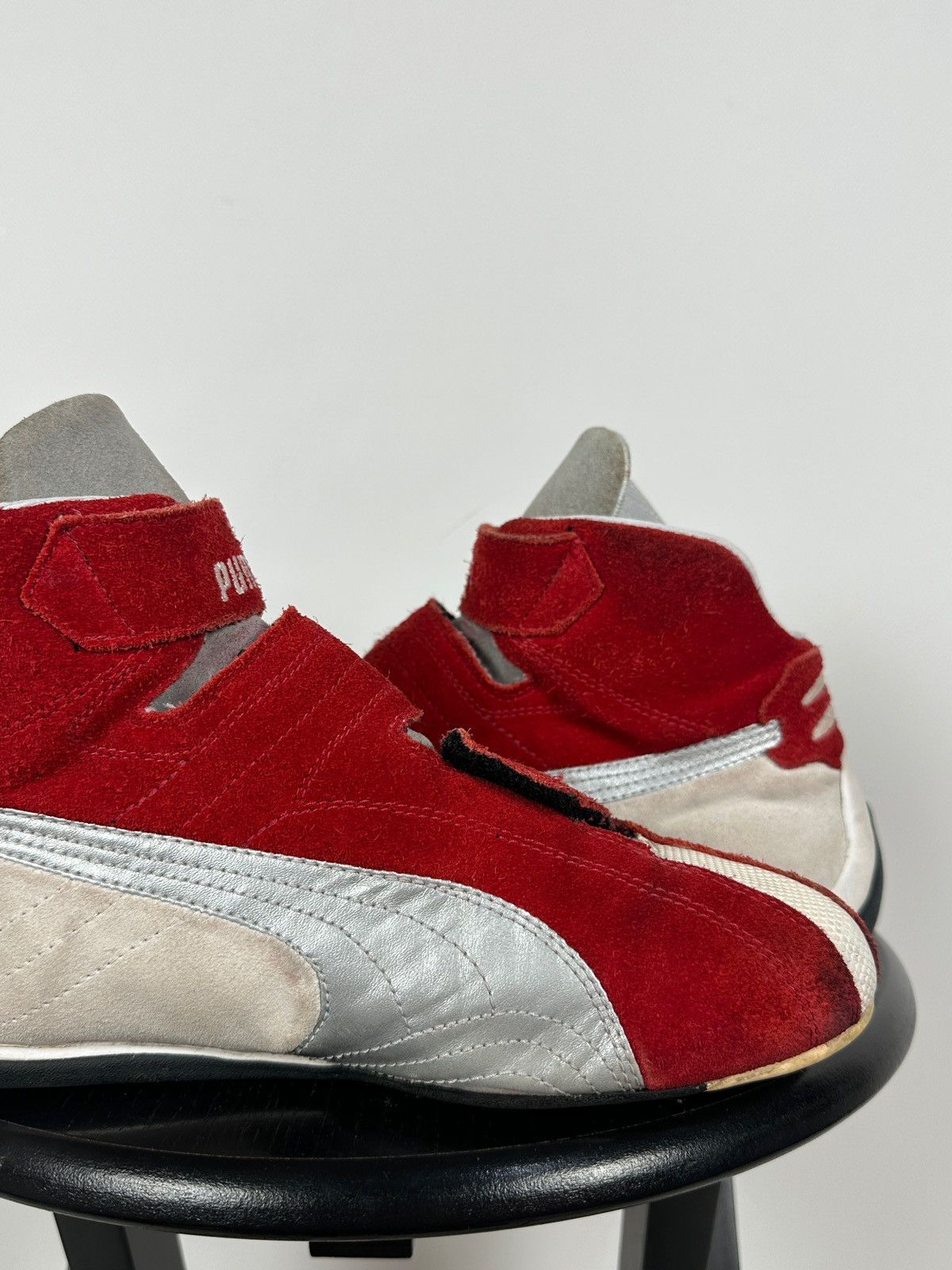 Puma Vintage Puma F1 KartCat SpeedCat Red Suede Sneakers Size US 10 / EU 43 - 19 Thumbnail
