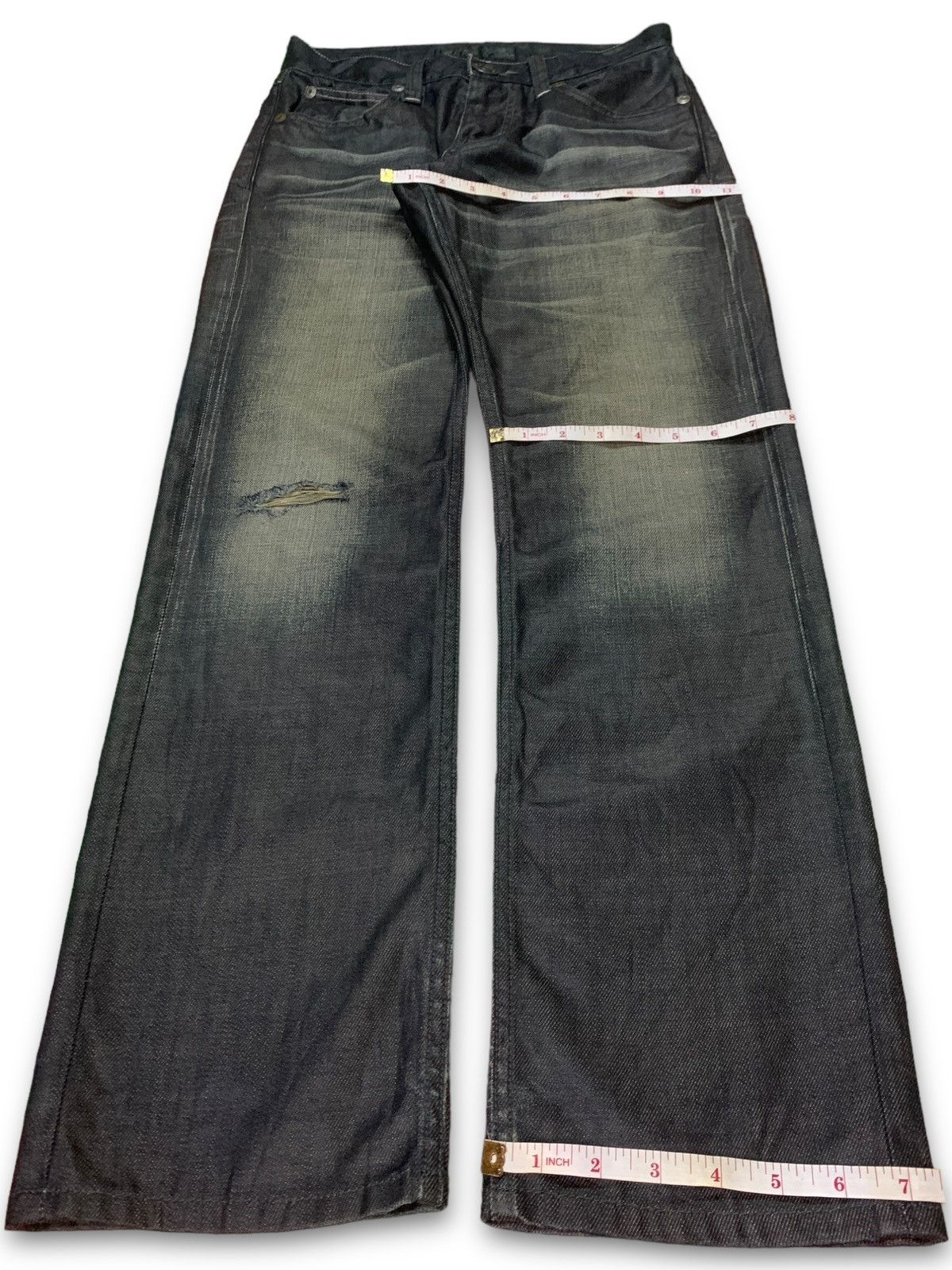 Black Label × Japanese Brand Vintage Japanese Brand Black Label Faded Jeans Size US 29 - 13 Thumbnail