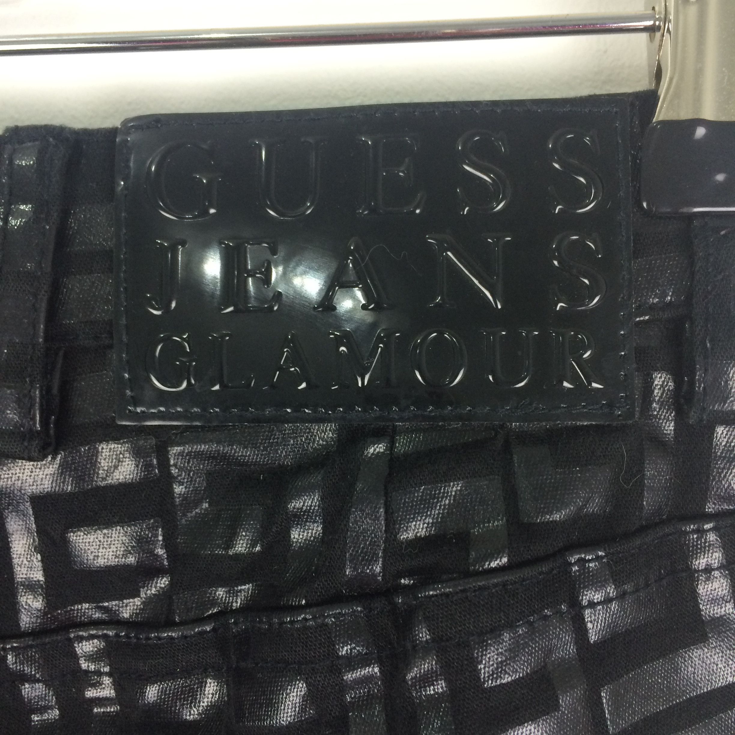 Guess X22 GUESS JEANS GLAMOUR MONOGRAM HIGH WAIST PANTS Size 24" / US 00 / IT 34 - 5 Thumbnail