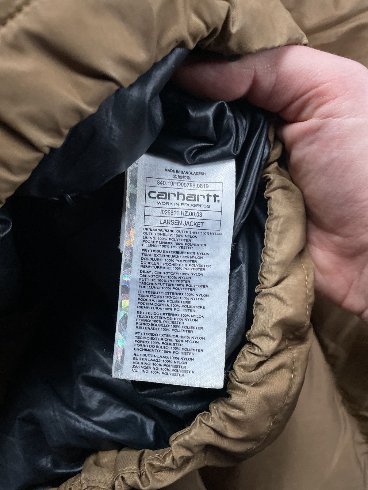 Carhartt Carhartt Wip Larsen Puffer Down Jacket Size US S / EU 44-46 / 1 - 8 Thumbnail