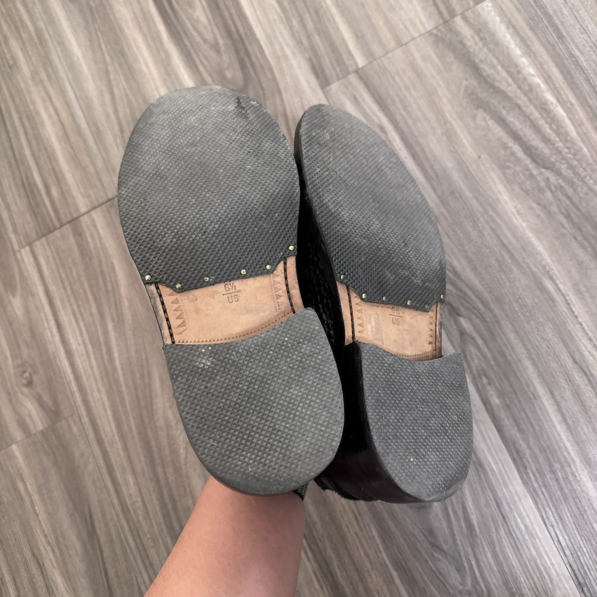Blackstock & Weber Horse Bit Croc Loafer