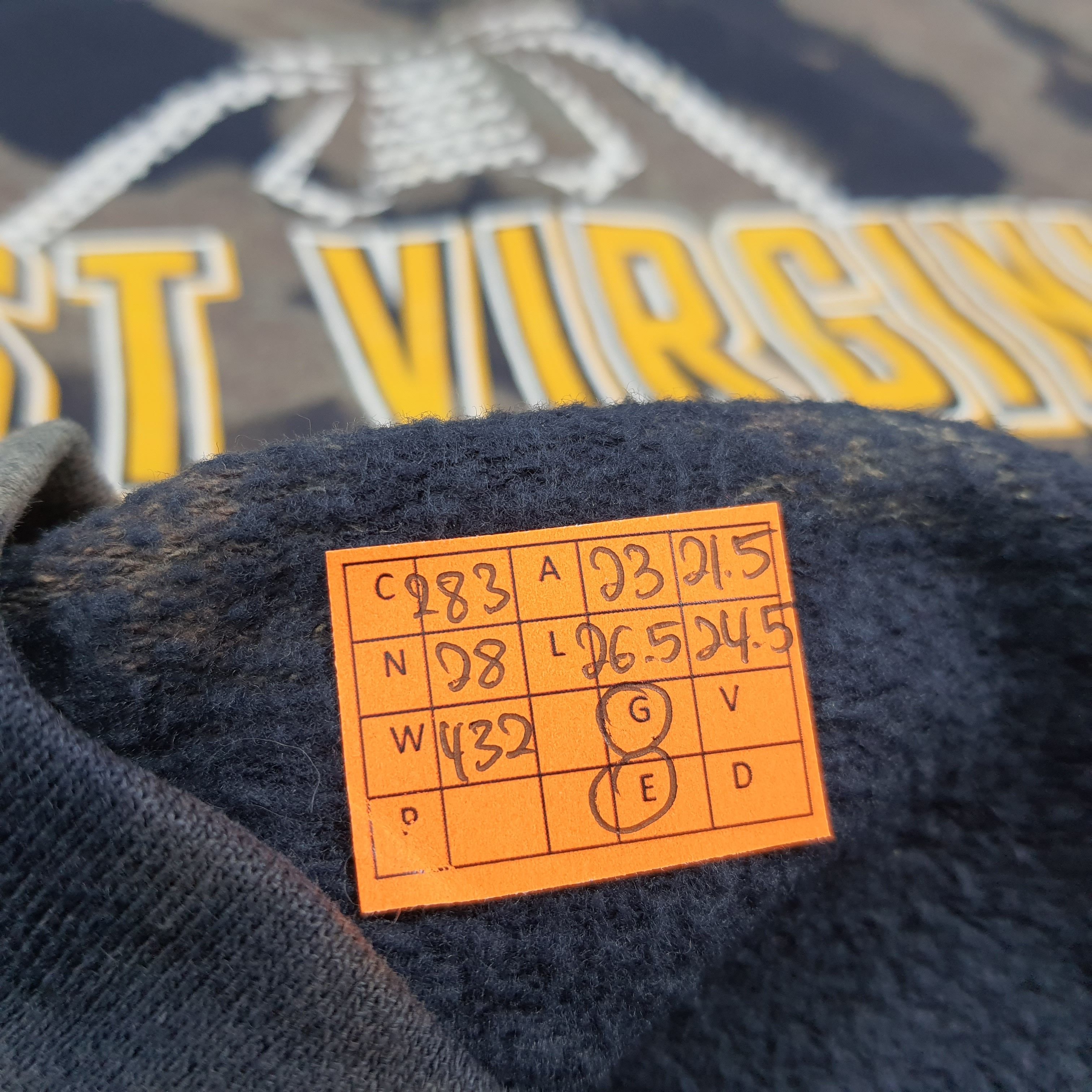 Champion Vintage Champion West Virginia Football Sweatshirt C283N28 Size US L / EU 52-54 / 3 - 7 Thumbnail