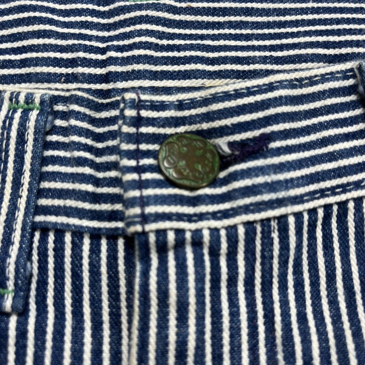 Oshkosh Vintage Oshkosh B’Gosh Union Made Hickory Carpenter Pants Size US 30 / EU 46 - 13 Thumbnail