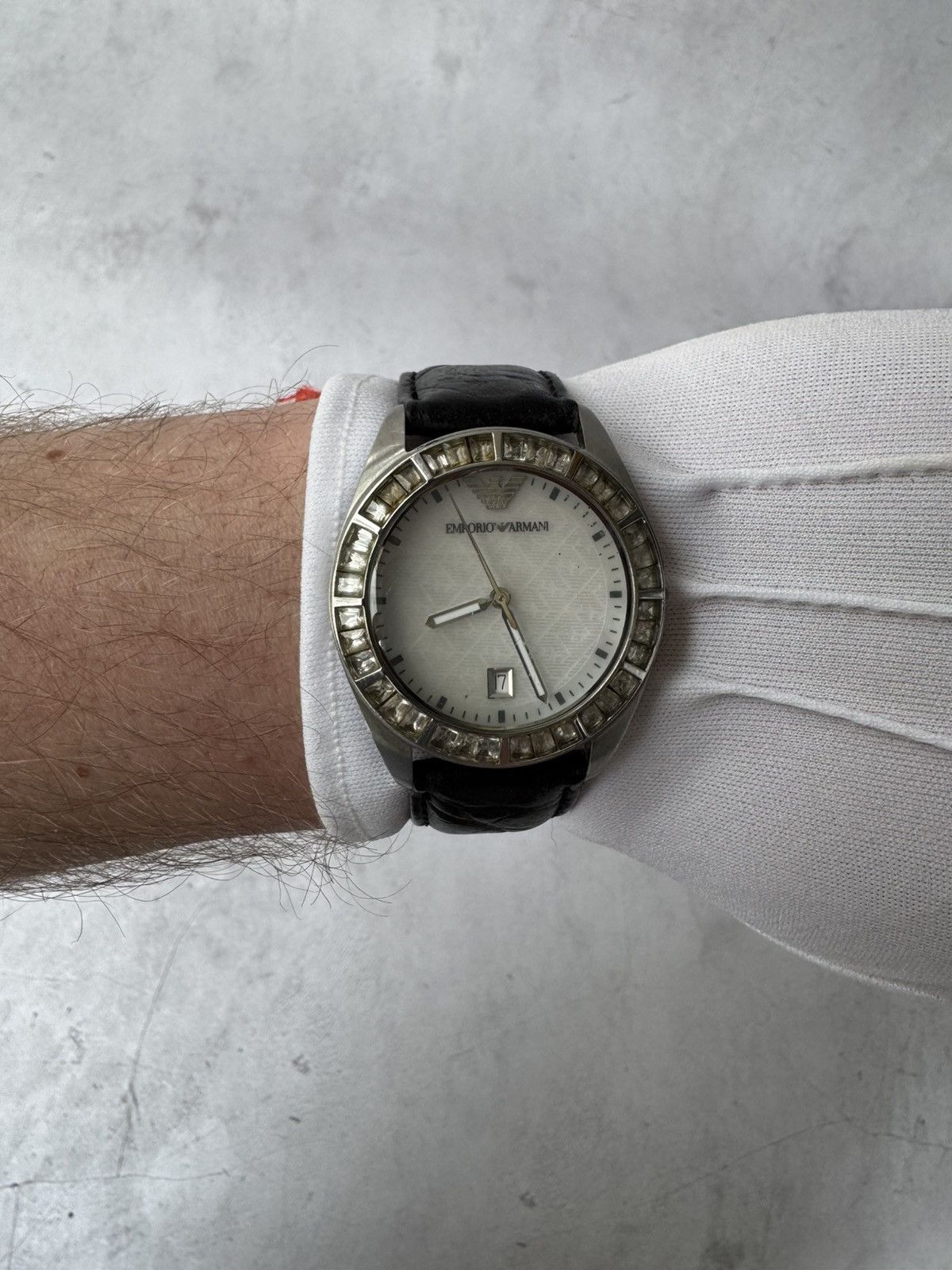 Emporio Armani × Vintage Emporio Armani Watch Vintage Size ONE SIZE - 14 Thumbnail