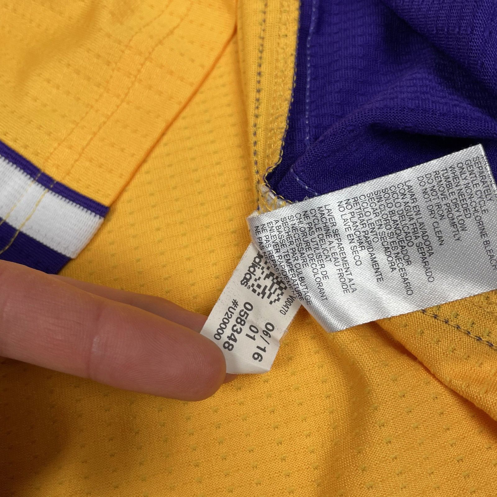 Adidas × NBA Adidas Los Angeles Lakers Team D'Angelo Russell Jersey Size US XS / EU 42 / 0 - 8 Thumbnail