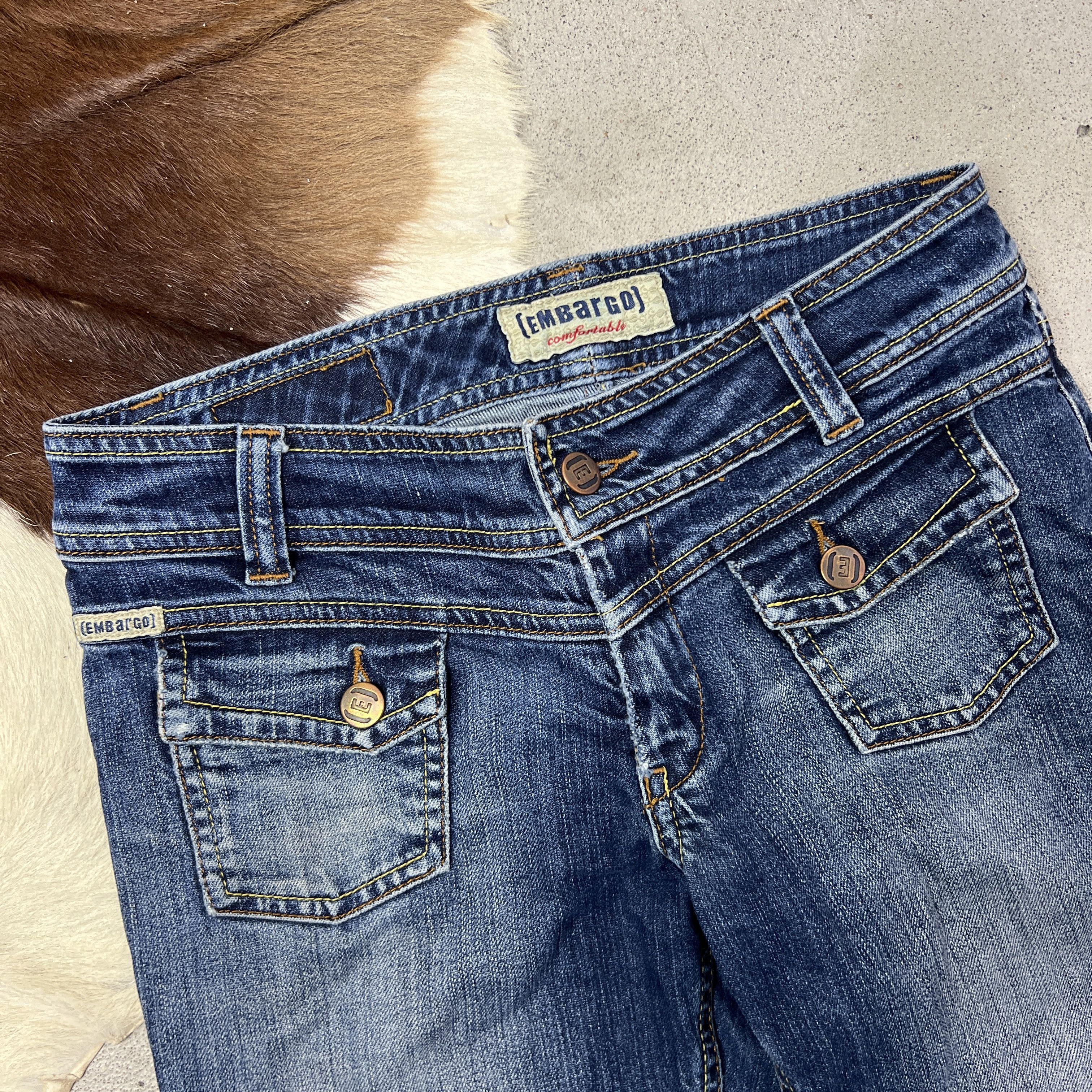 Vintage Vintage Denim Casual Streetwear Flared Jeans Y2K Size 25" / US 0 / IT 36 - 3 Thumbnail
