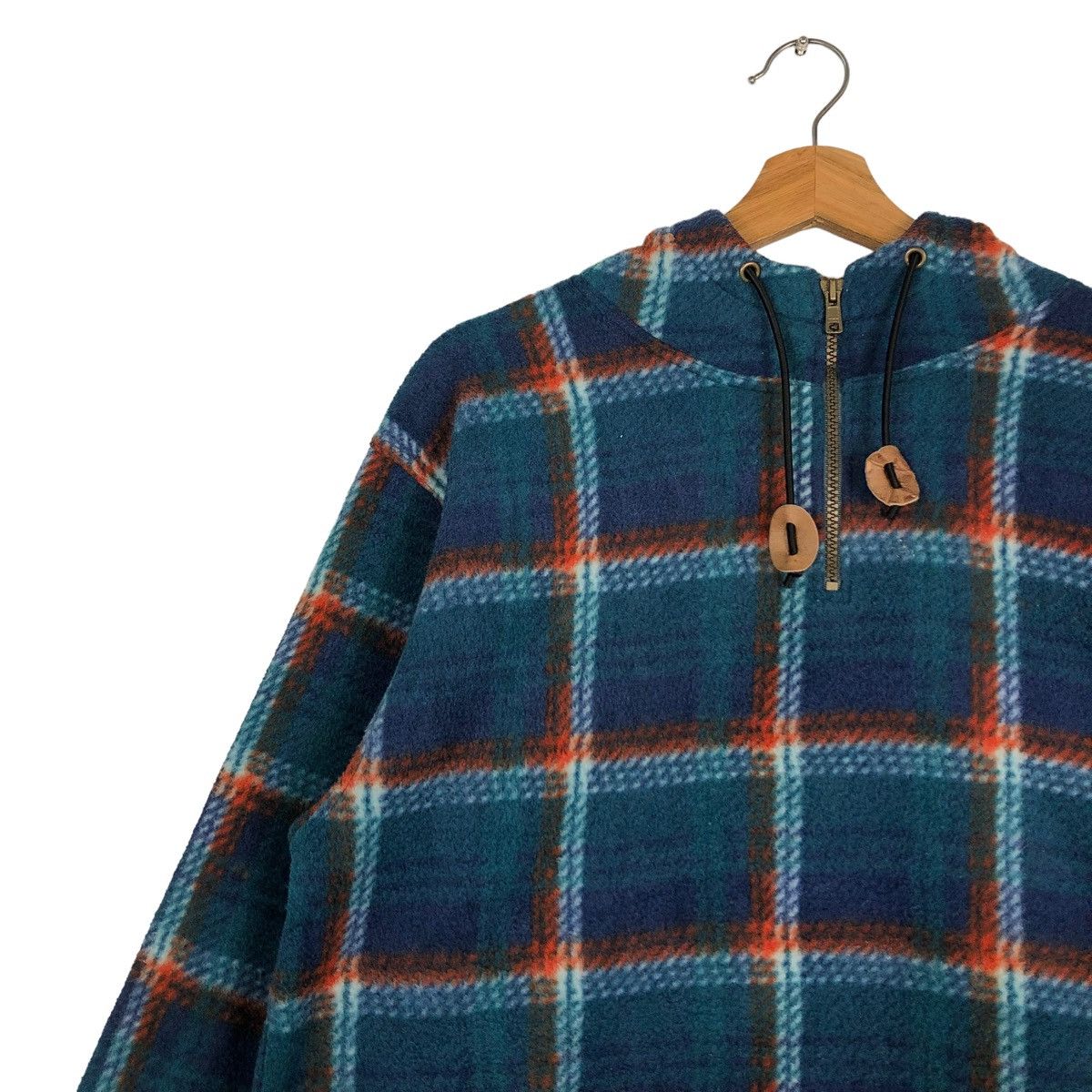 Hysteric Glamour 🔥VINTAGE FLEECE TARTAN DESIGN PULL OVER JACKET PEAKABOO Size US M / EU 48-50 / 2 - 5 Thumbnail