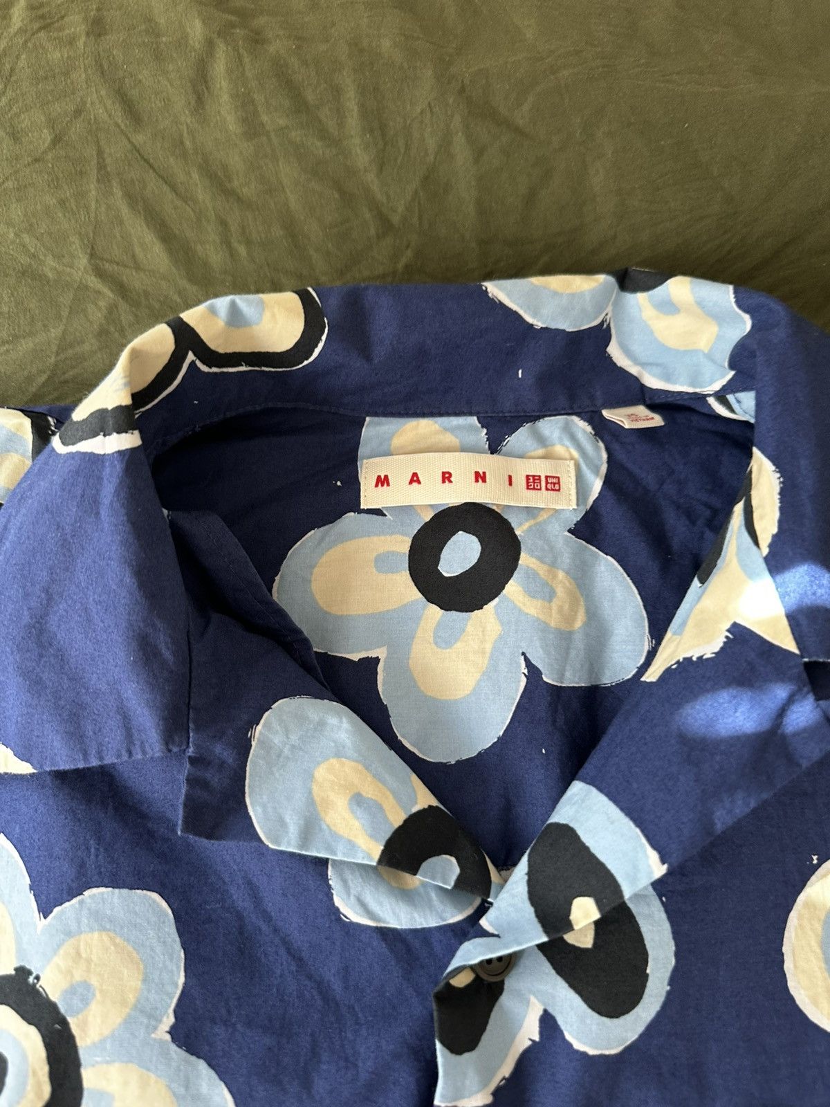 Marni × Uniqlo Marni x Uniqlo Oversized Floral Open Collar Shirt Size US XS / EU 42 / 0 - 2 Thumbnail