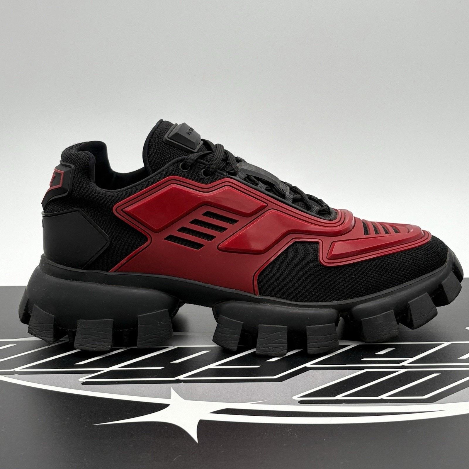Prada Prada Cloudbust Thunder ' Red Black ' | GREAT CONDITION! Size US 10 / EU 43 - 2 Thumbnail
