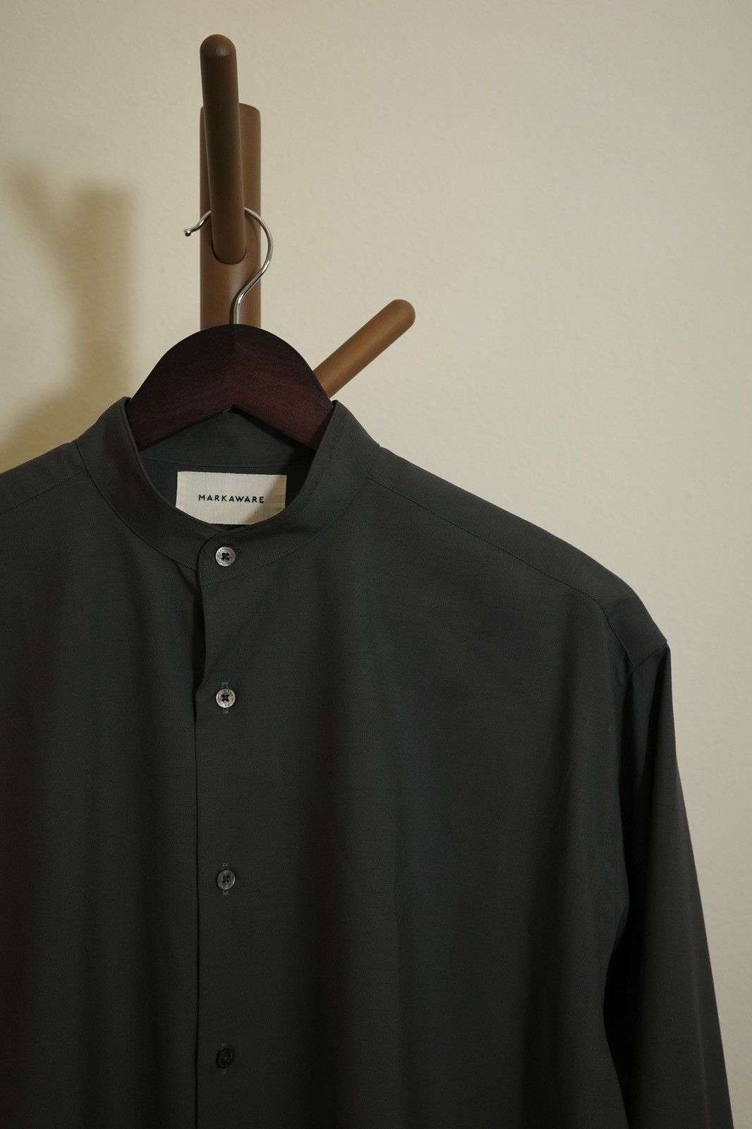 Markaware Markaware Henry collar wool shirt Size US M / EU 48-50 / 2 - 1 Thumbnail