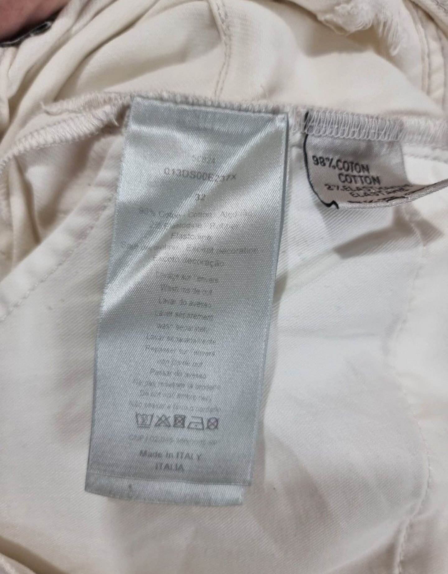 Dior × Hedi Slimane Dior X hedi slimane patched white pants Size US 32 / EU 48 - 10 Thumbnail