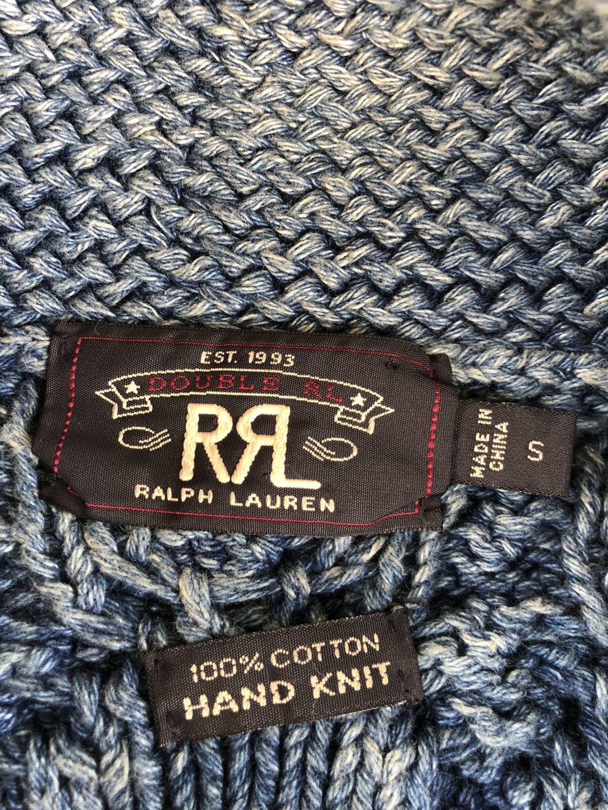 RRL Ralph Lauren RRL Ralph Lauren Hand Knit Cardigan Size US S / EU 44-46 / 1 - 17 Thumbnail