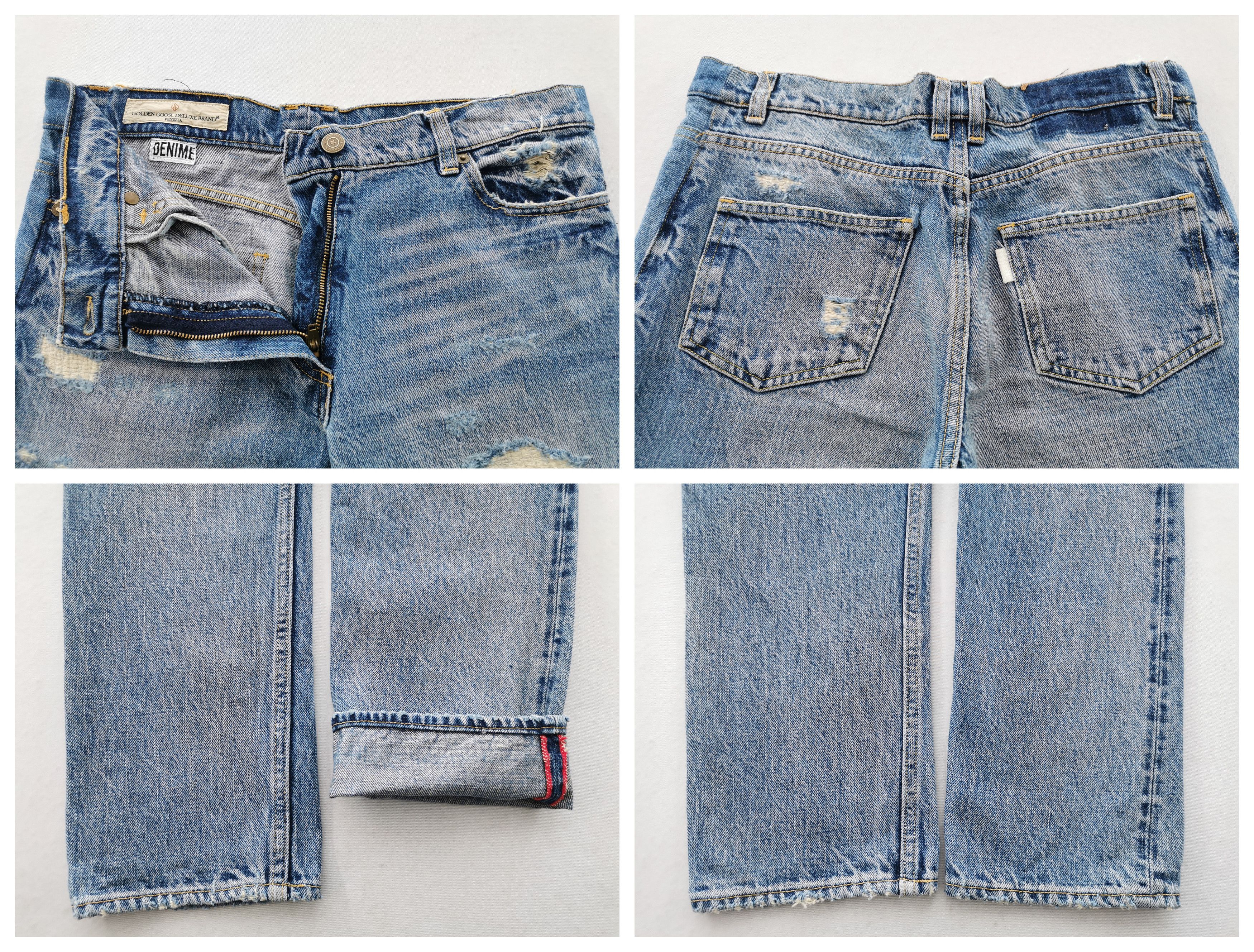 Golden Goose Distressed Vintage 90's Golden Goose Denim Made In Italy Size US 32 / EU 48 - 7 Thumbnail