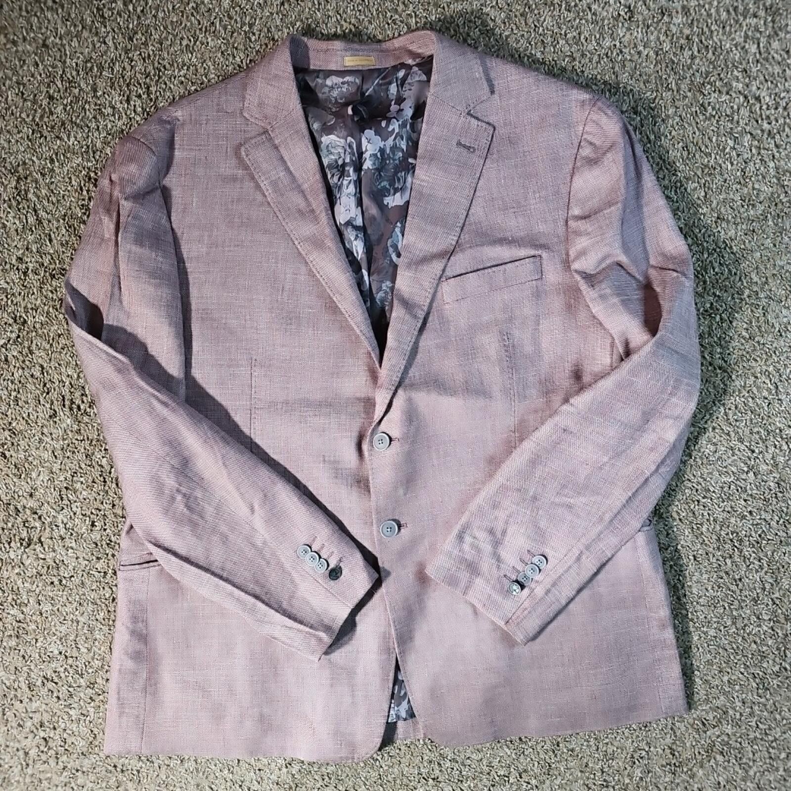 Joseph Abboud Joseph Abboud JOE Slim Fit 48R Red Blazer Size 48R - 1 Thumbnail