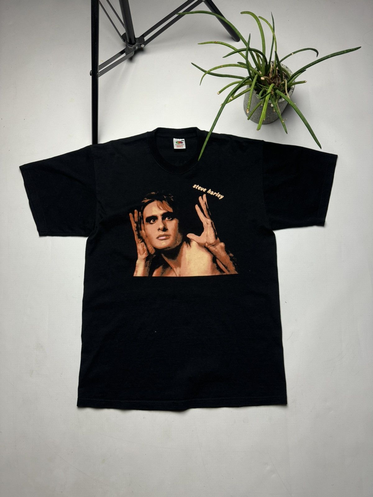 Band Tees × Vintage Rare Vintage Steve Harley T-shirt y2k black Size US L / EU 52-54 / 3 - 1 Thumbnail