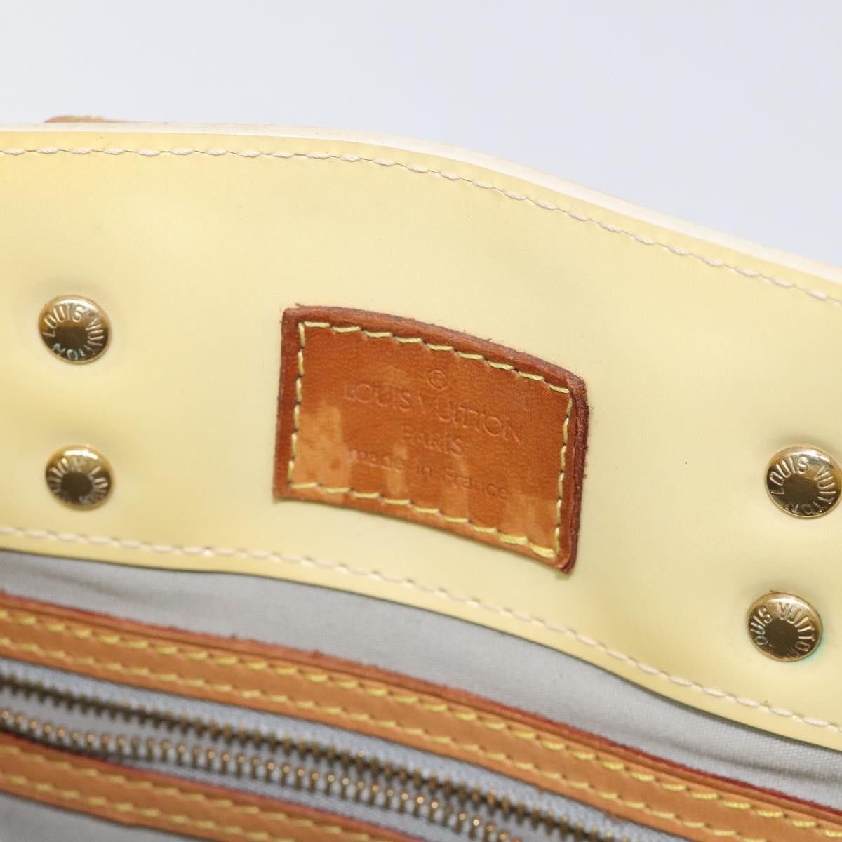 Louis Vuitton LOUIS VUITTON Monogram Vernis Reade PM Hand Bag Perle M91336 Size ONE SIZE - 10 Thumbnail