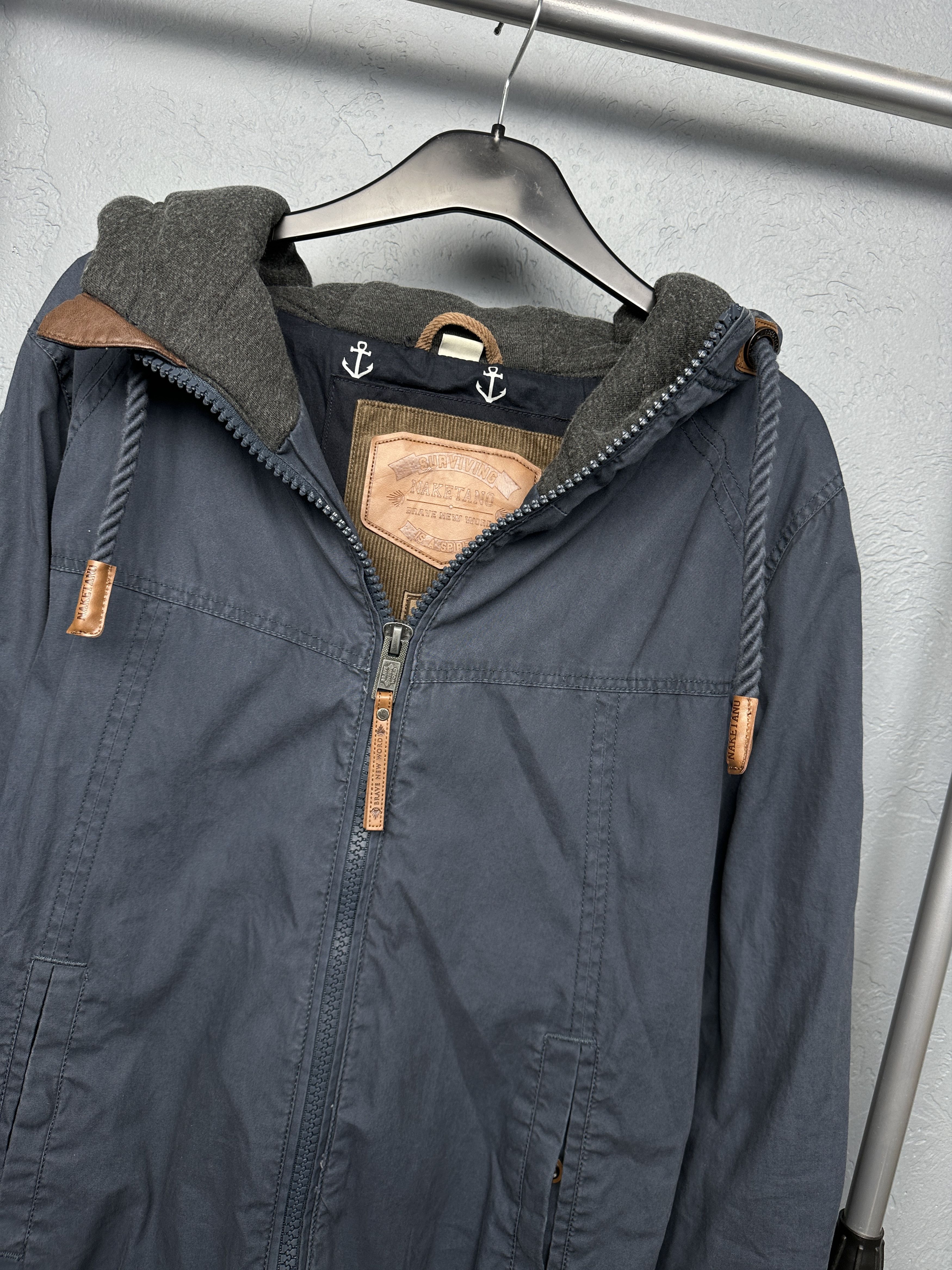 Naketano Naketano Mens Hooded Insulated Jacket Size US L / EU 52-54 / 3 - 2 Thumbnail