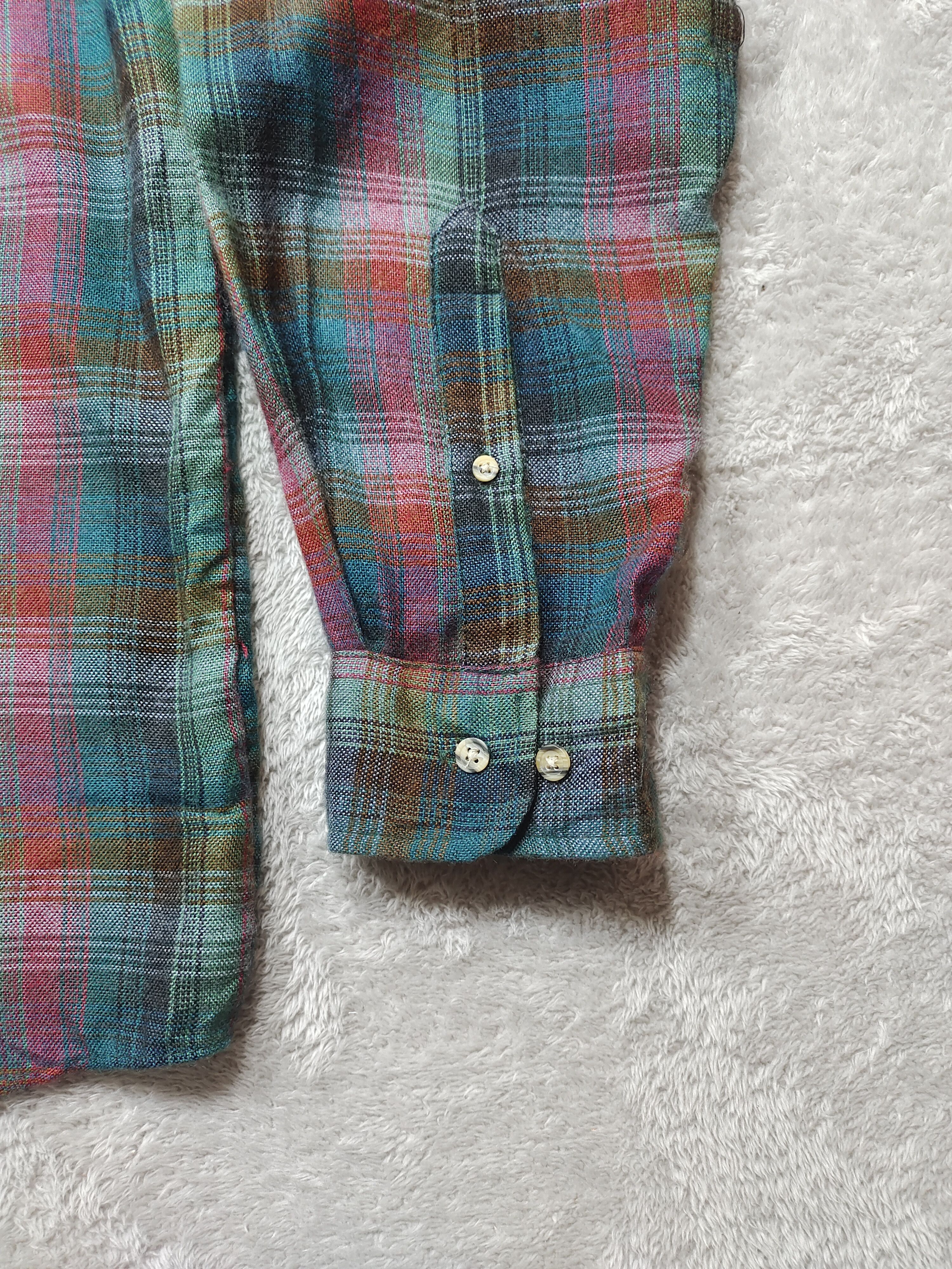 Northwest Territory × Vintage VINTAGE NORTHWEST TERRITORY FLANNEL CHECKERD L/S SHIRT Size US L / EU 52-54 / 3 - 4 Thumbnail