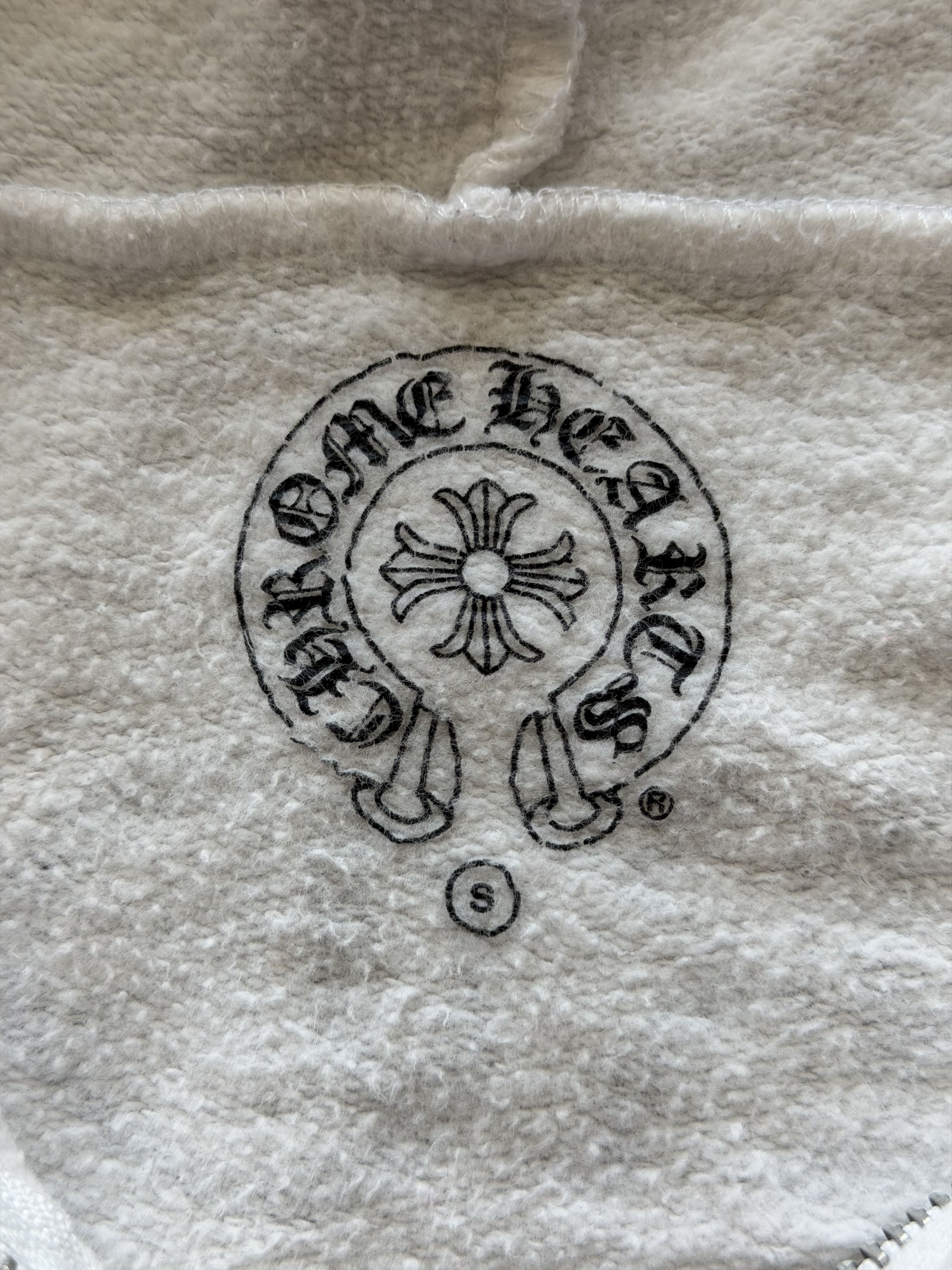Chrome Hearts Chrome Hearts White & Black Eyechart Zip Up Hoodie Size US S / EU 44-46 / 1 - 3 Thumbnail